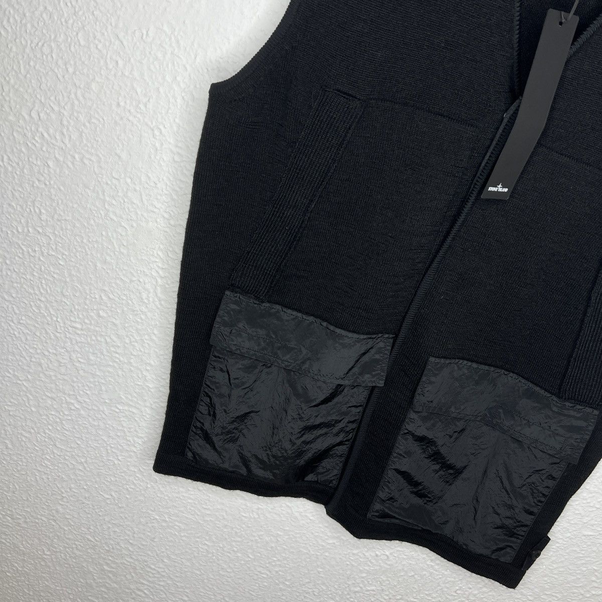 Stone Island Stone Island Black Nylon Vest Metal Knit Gilet Size US L / EU 52-54 / 3 - 2 Thumbnail