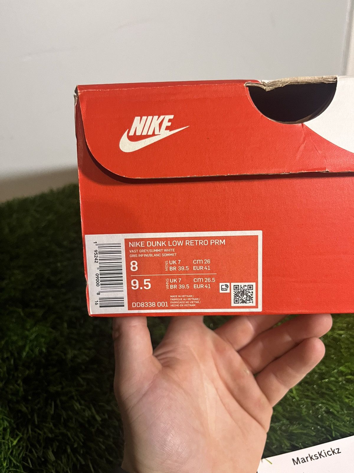 Nike nike dunk low premium vast grey size 8 Size US 8 / EU 41 - 8 Thumbnail