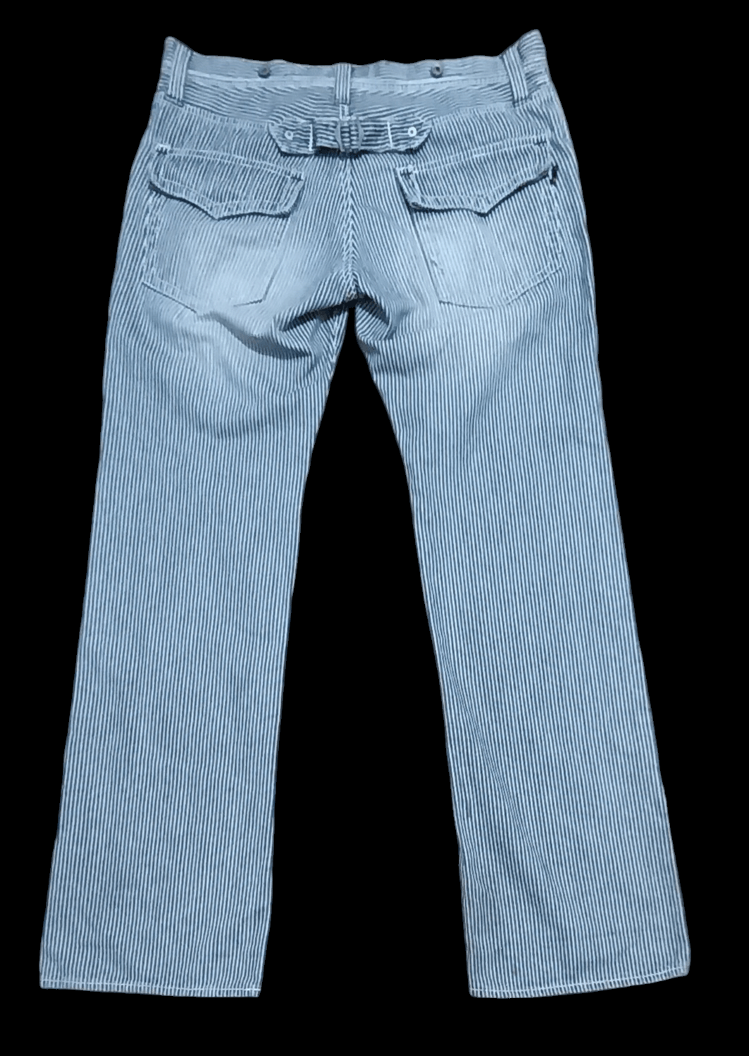 If Six Was Nine × Japanese Brand PURPLE & YELLOW SEASONED HICKORY JEANS Size US 36 / EU 52 - 6 Thumbnail