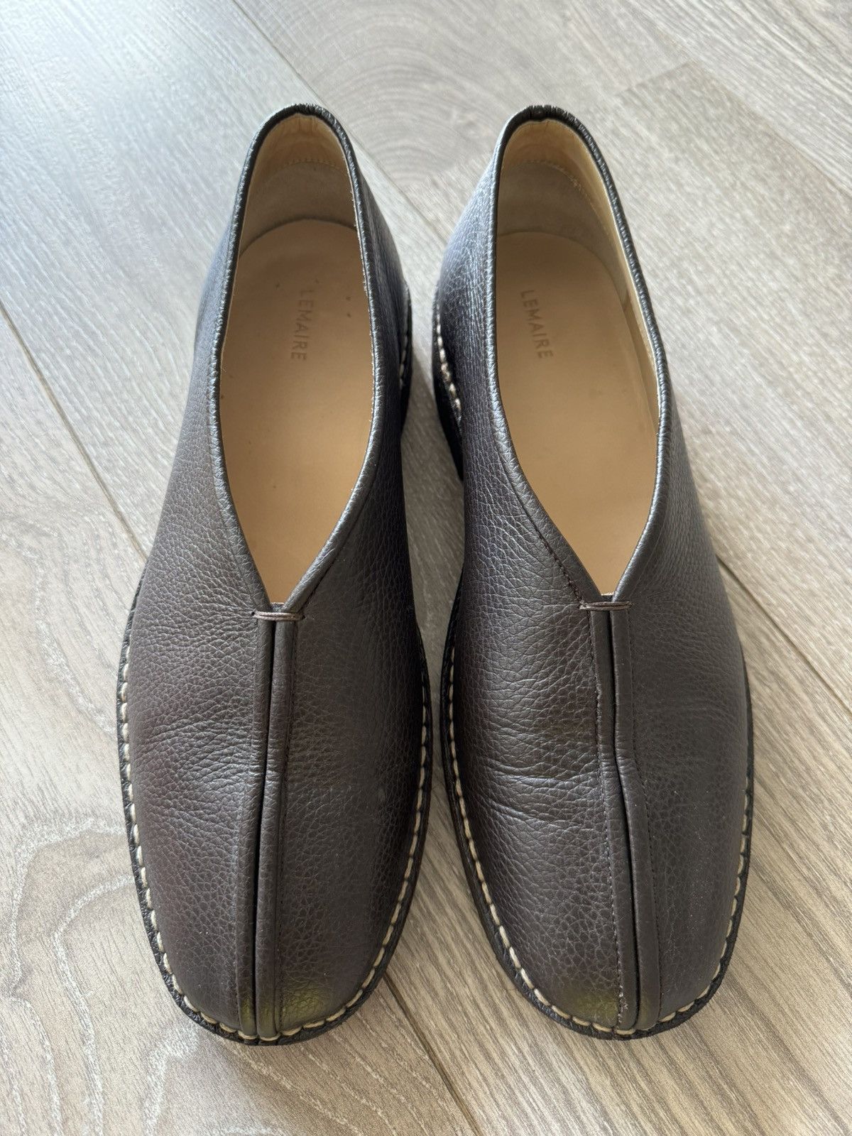 Lemaire Lemaire Piped Crepe Slippers | Grailed