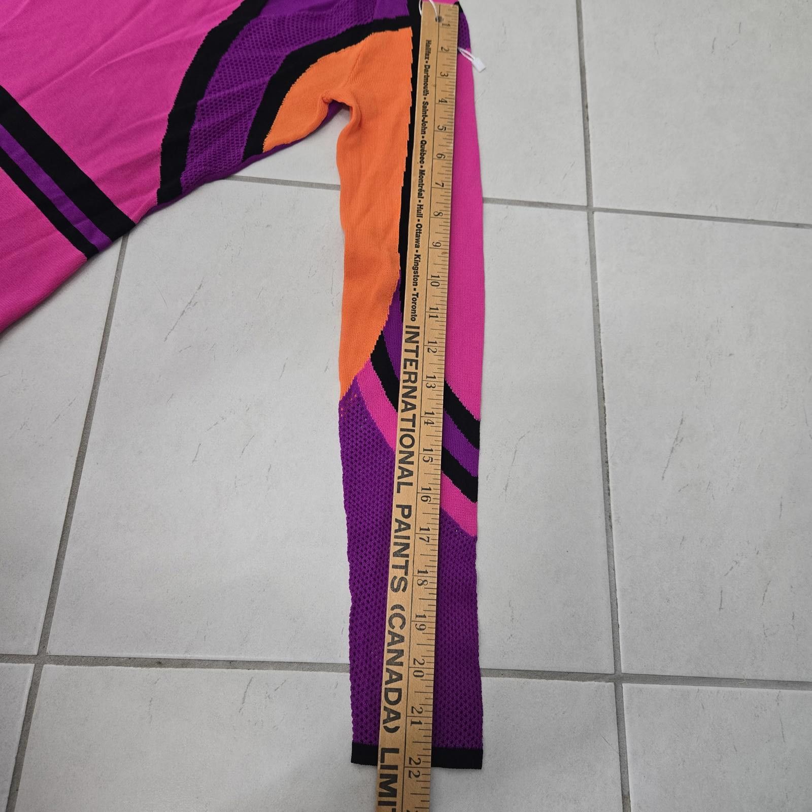 Pinko Pinko Dress Color Block Fitted Cut Out Bodycon Cocktail Size XS / US 0-2 / IT 36-38 - 7 Thumbnail