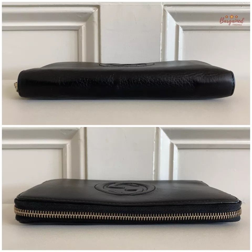 Gucci GUCCI Pebbled Leather Soho G Zip Around Long Wallet Size ONE SIZE - 11 Thumbnail