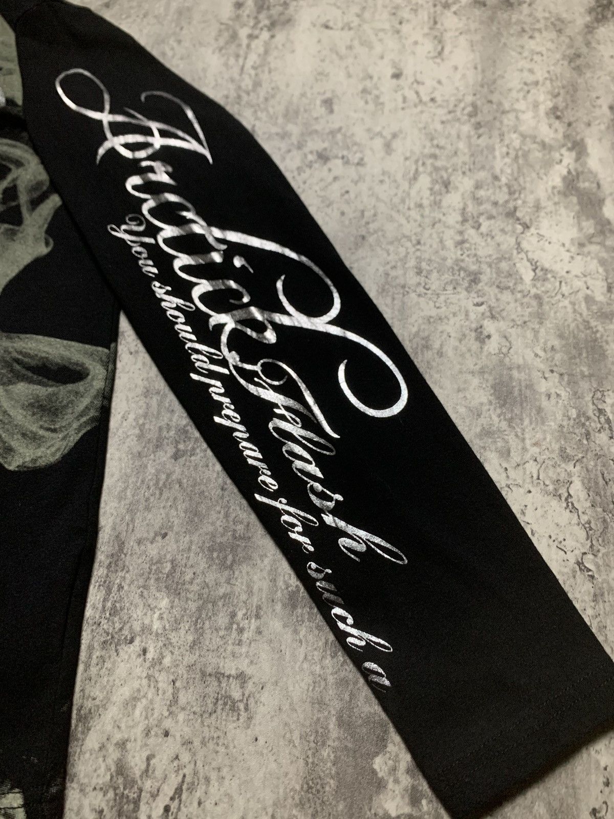 Japanese Brand Y2K Defective Struct Smoke Skull Leopard gothic vkei Style Size US L / EU 52-54 / 3 - 7 Thumbnail