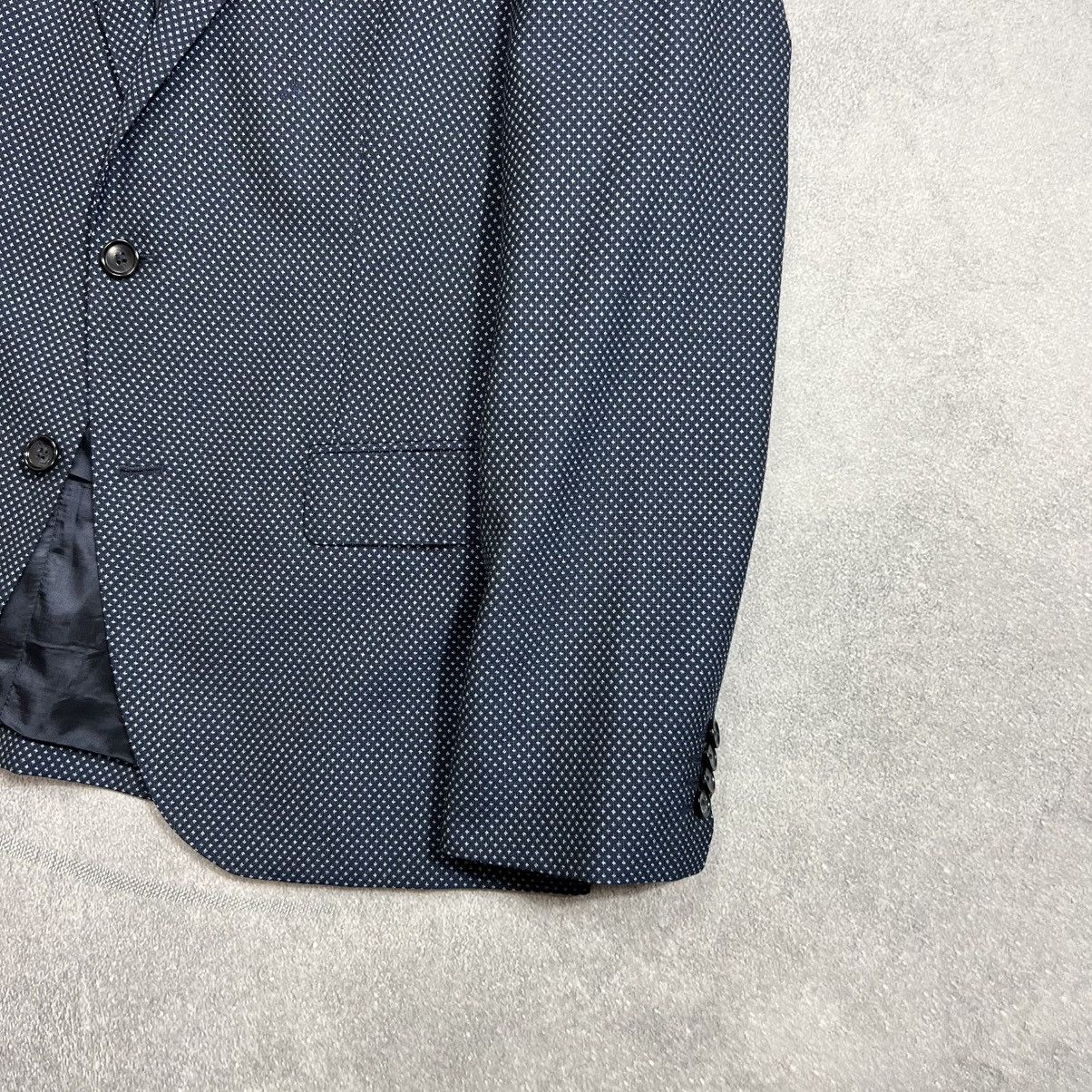 Other 🌀 Vintage Blue Tommy Hilfiger x Rick Owens Style Blazer Size 48L - 2 Thumbnail