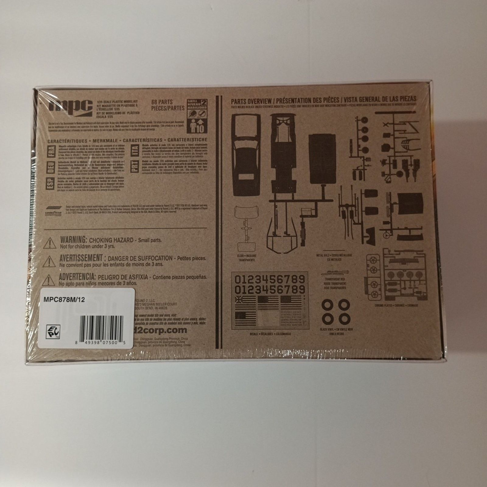 Other MPC "1969 Dodge Charger R/T " 1:25 Scale Model Kit #MPC878M Size ONE SIZE - 5 Thumbnail