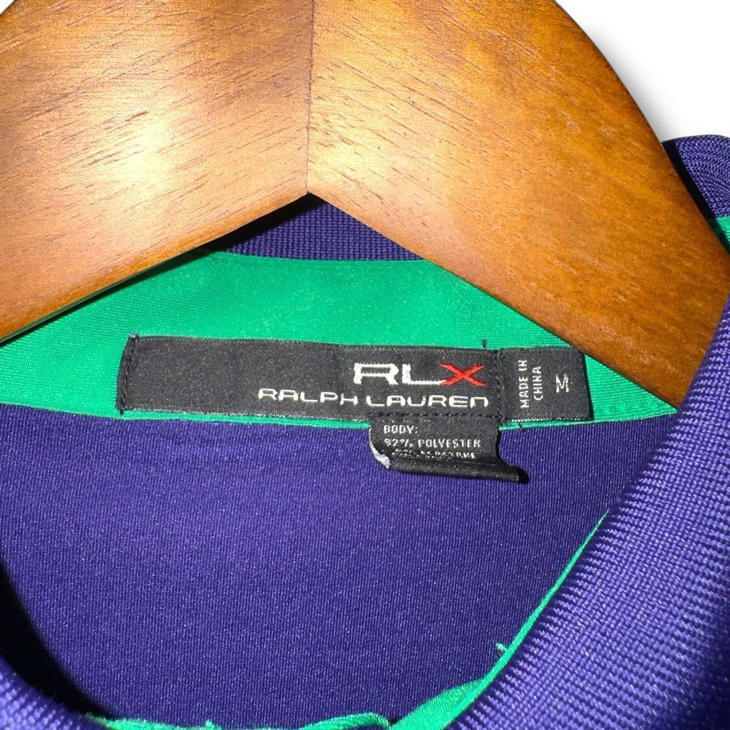 Polo Ralph Lauren RLX Ralph Lauren Purple Performance Golf Polo Shirt Size M Size US M / EU 48-50 / 2 - 2 Thumbnail