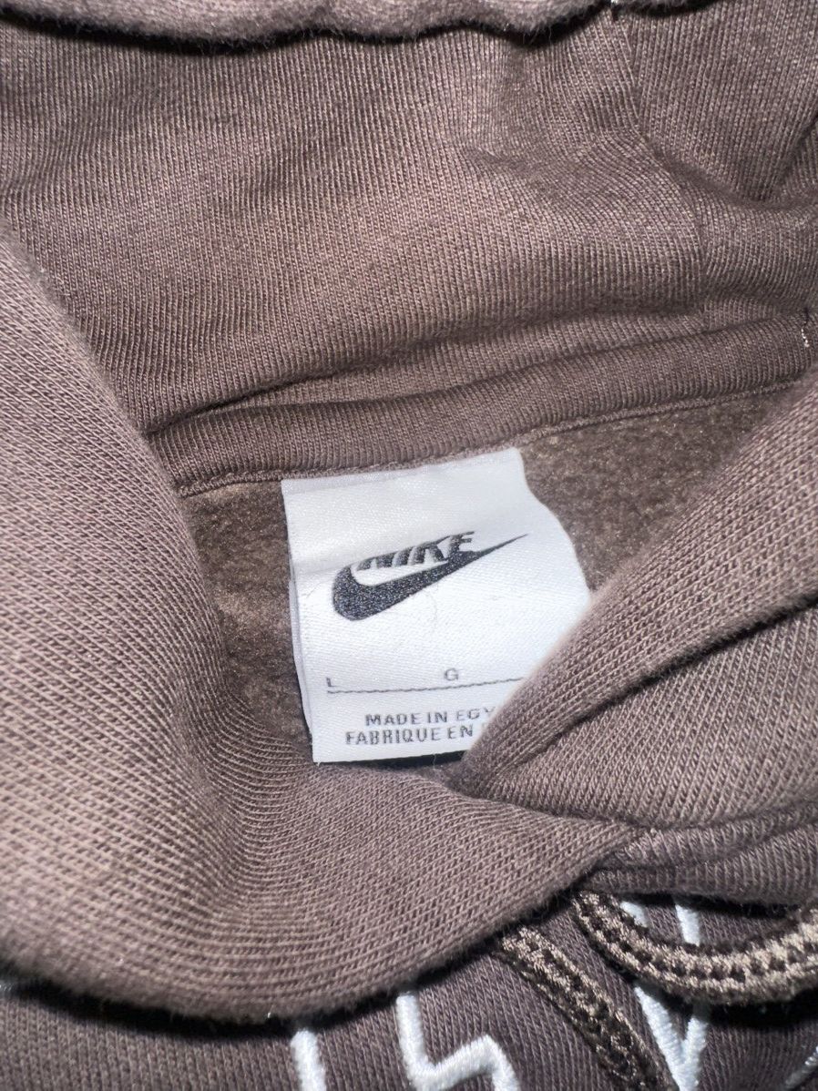 Nike Nike NYC Brown Fleece Pullover Hoodie Size L cropped Size L / US 10 / IT 46 - 3 Thumbnail