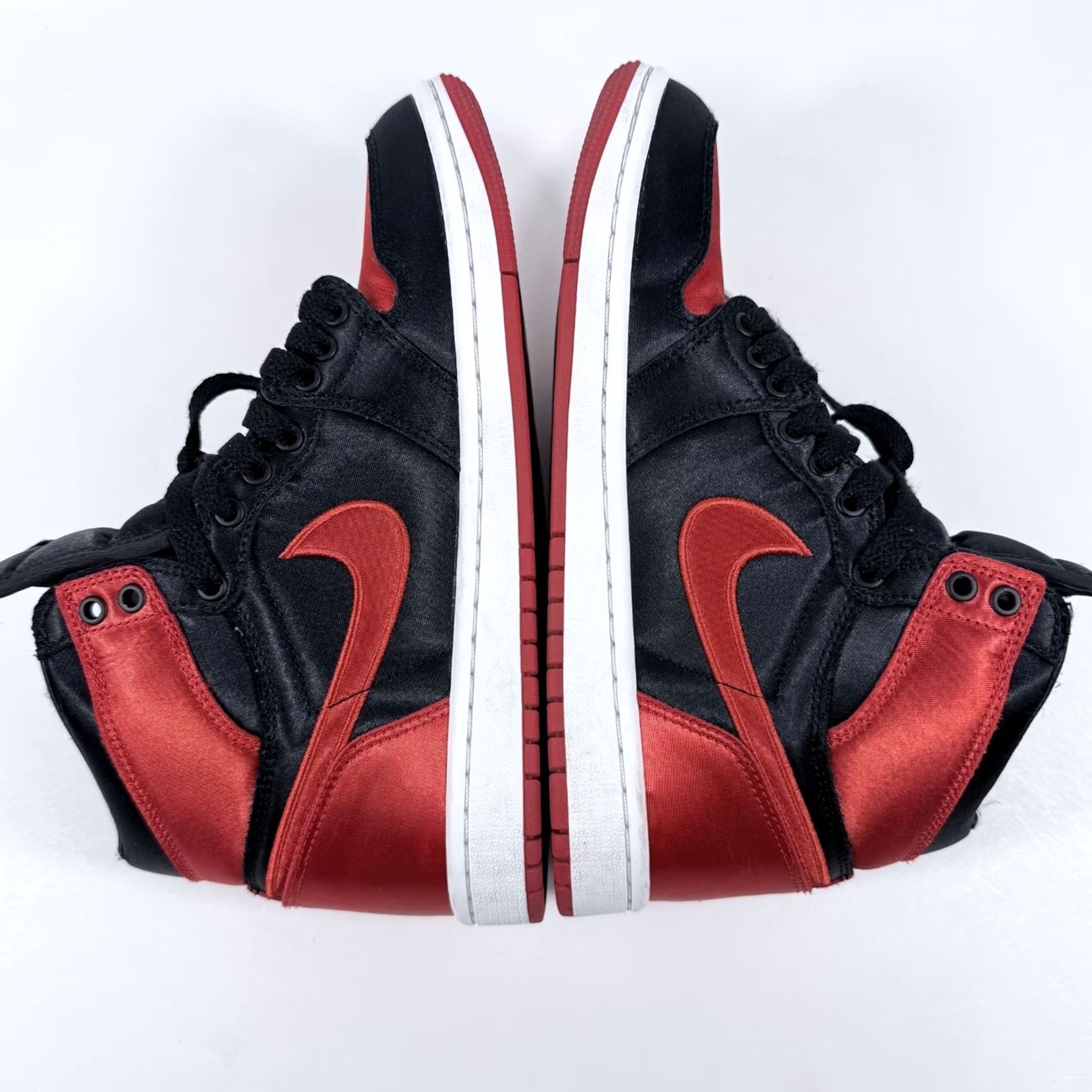 Nike Nike Air Jordan 1 High OG Satin Bred Sneakers Women's Red/Black High Top 7 Size M / US 6-8 / IT 42-44 - 7 Thumbnail