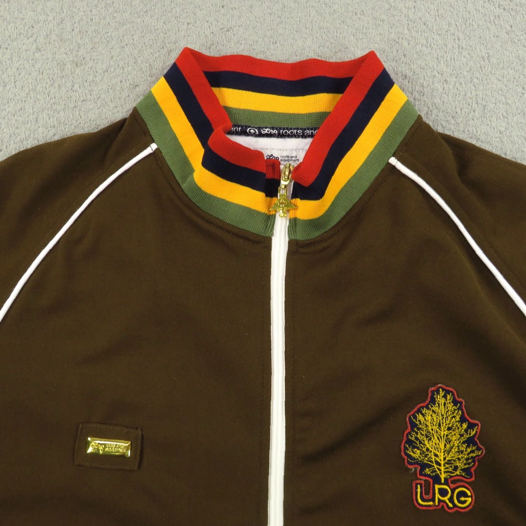Vintage LRG Bomber Jacket XXXL Men Y2K Full Art Back Graphic Vintage 90s Hip Hop Sports Animals Zipper Pockets All Seasons Fall Spring Summer Winter Size US XXL / EU 58 / 5 - 4 Thumbnail