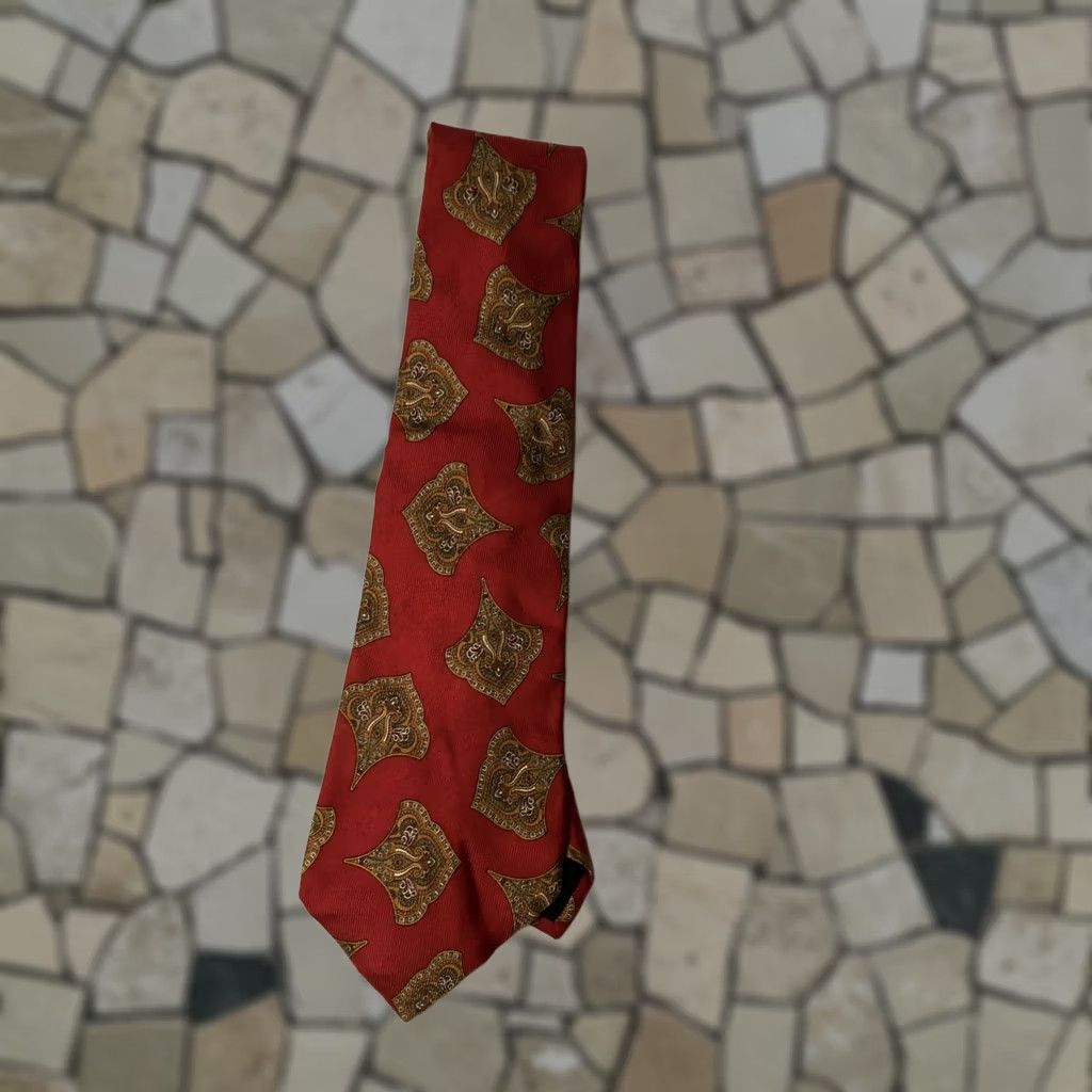 Nordstrom Nordstrom Silk Tie Fancy Gentleman abstract drop diagram realm Red Size ONE SIZE - 1 Thumbnail