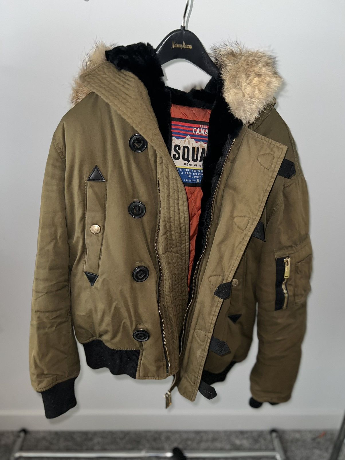 Dsquared2 Vintage DSQUARED MILITARY GREEN JACKET Size US L / EU 52-54 / 3 - 4 Thumbnail
