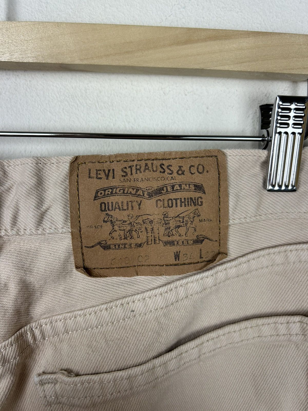 Levi's × Vintage Vintage 90s Levi's Orange Tab 618 Jeans Old Money Size US 34 / EU 50 - 3 Thumbnail