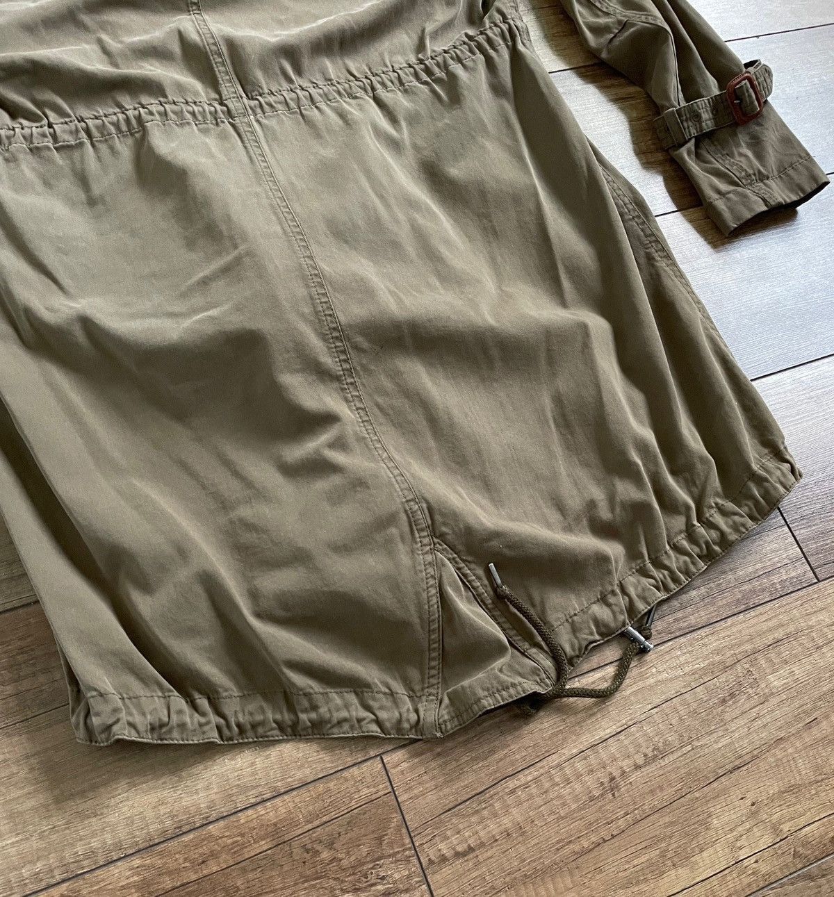 Moncler Moncler Womens Tariec Cotton Military Olive Parka Jacket Size L / US 10 / IT 46 - 11 Thumbnail