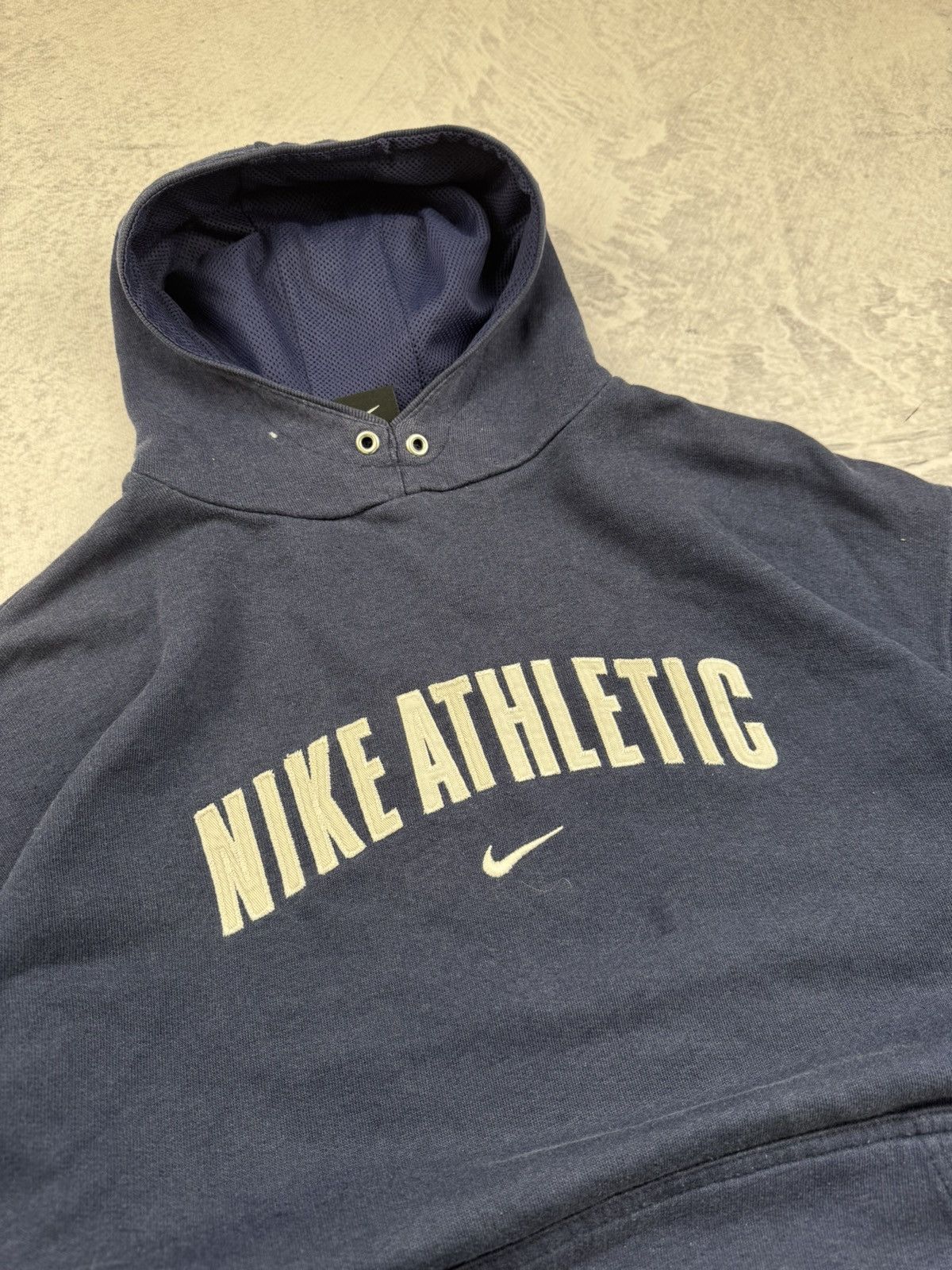 Nike × Vintage NIKE VINTAGE CENTER LOGO OVERSIZE BOXY HOODIE Size US XL / EU 56 / 4 - 3 Thumbnail