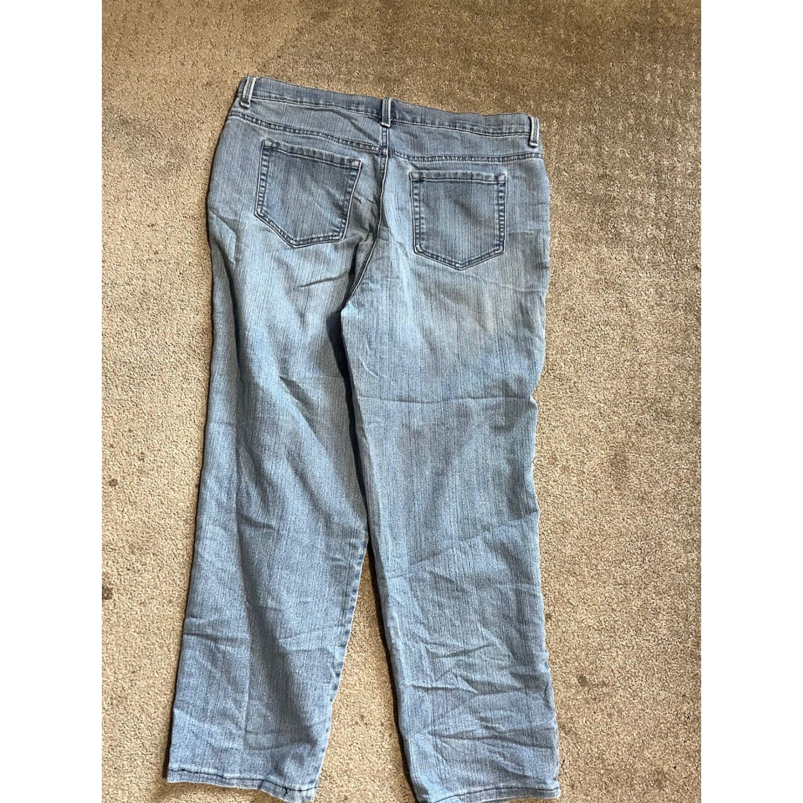 Gloria Vanderbilt Gloria Vanderbilt Jeans Womens 14 Short Amanda Straight Denim Medium Wash Г Size 36" / US 14 / IT 50 - 3 Thumbnail