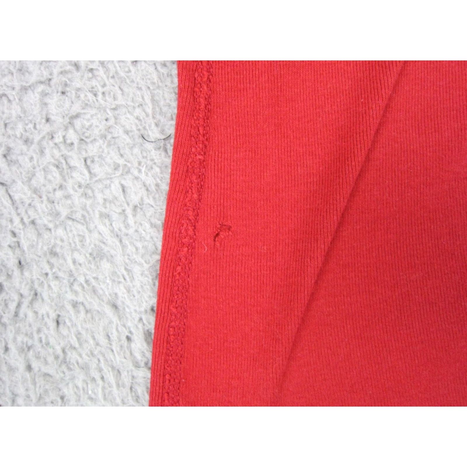Vintage Amalgamated Shirt Mens Large Red Henley Cotton Long Sleeve Made in USA Classic 90s Vintage Regular Size US L / EU 52-54 / 3 - 7 Thumbnail