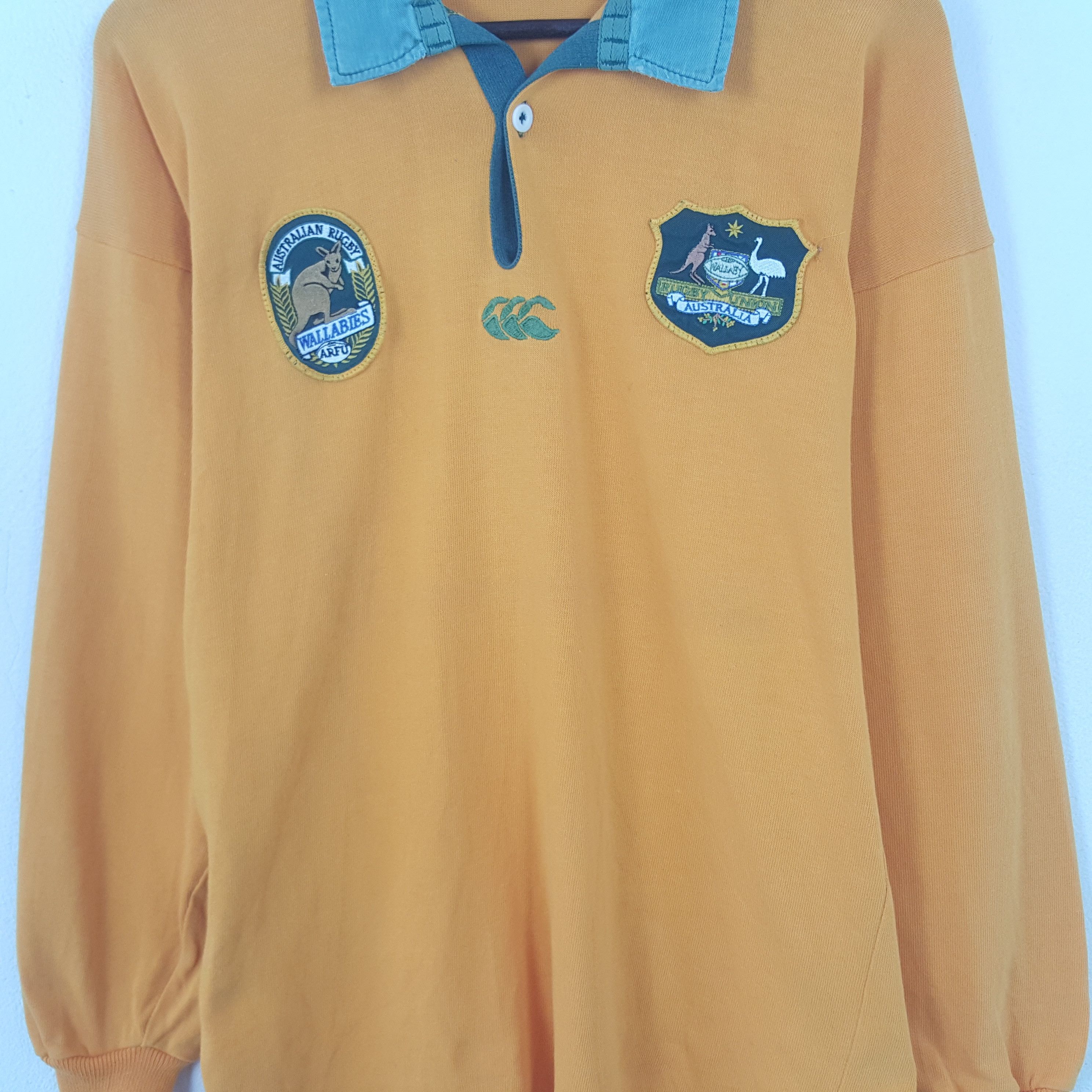 Canterbury of New Zealand Vintage Canterbury AUSTRALIA RUGBY SPORT Polos Shirt Size US L / EU 52-54 / 3 - 2 Thumbnail