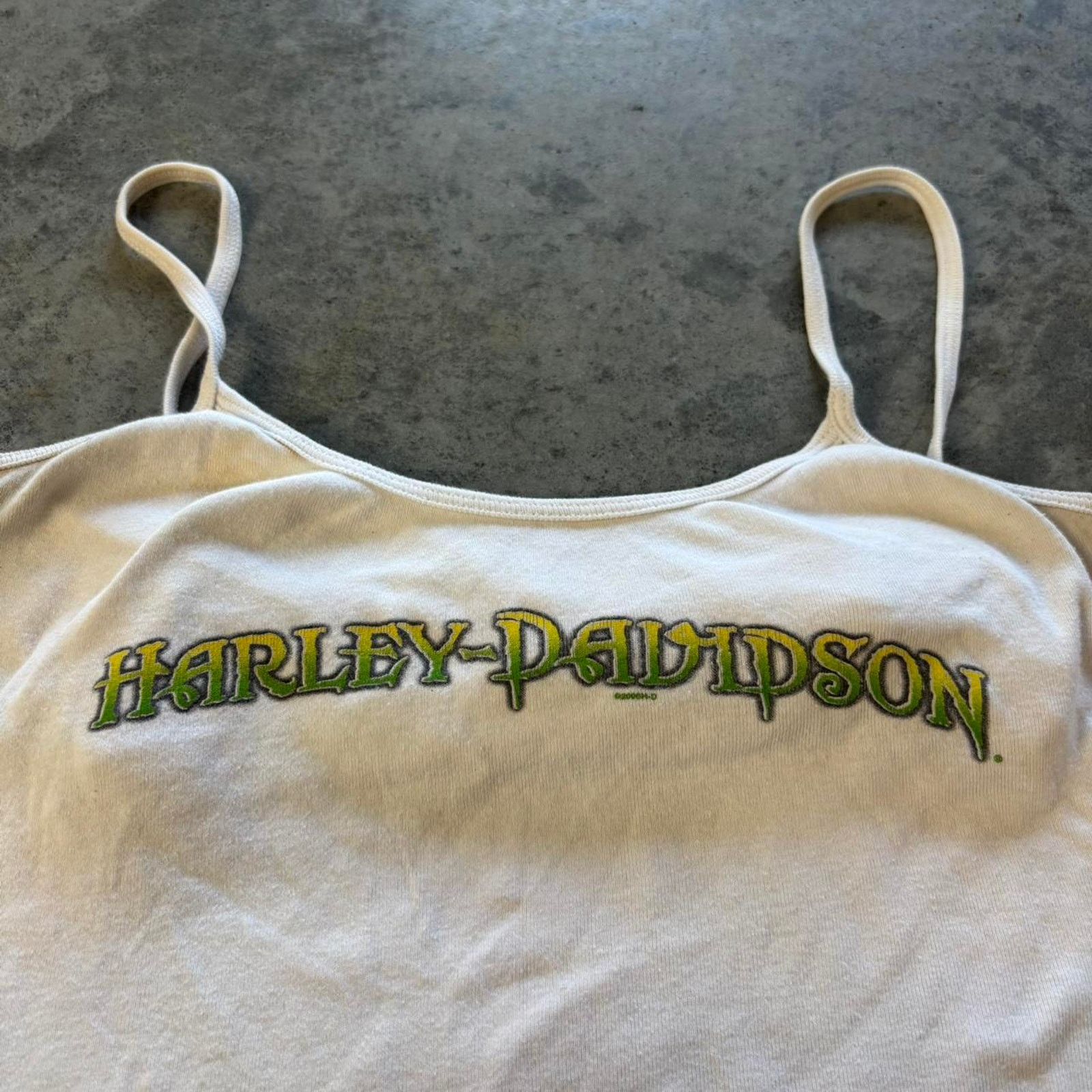 Harley Davidson × Vintage Y2K Harley Davidson Tank Top Size M / US 6-8 / IT 42-44 - 3 Thumbnail