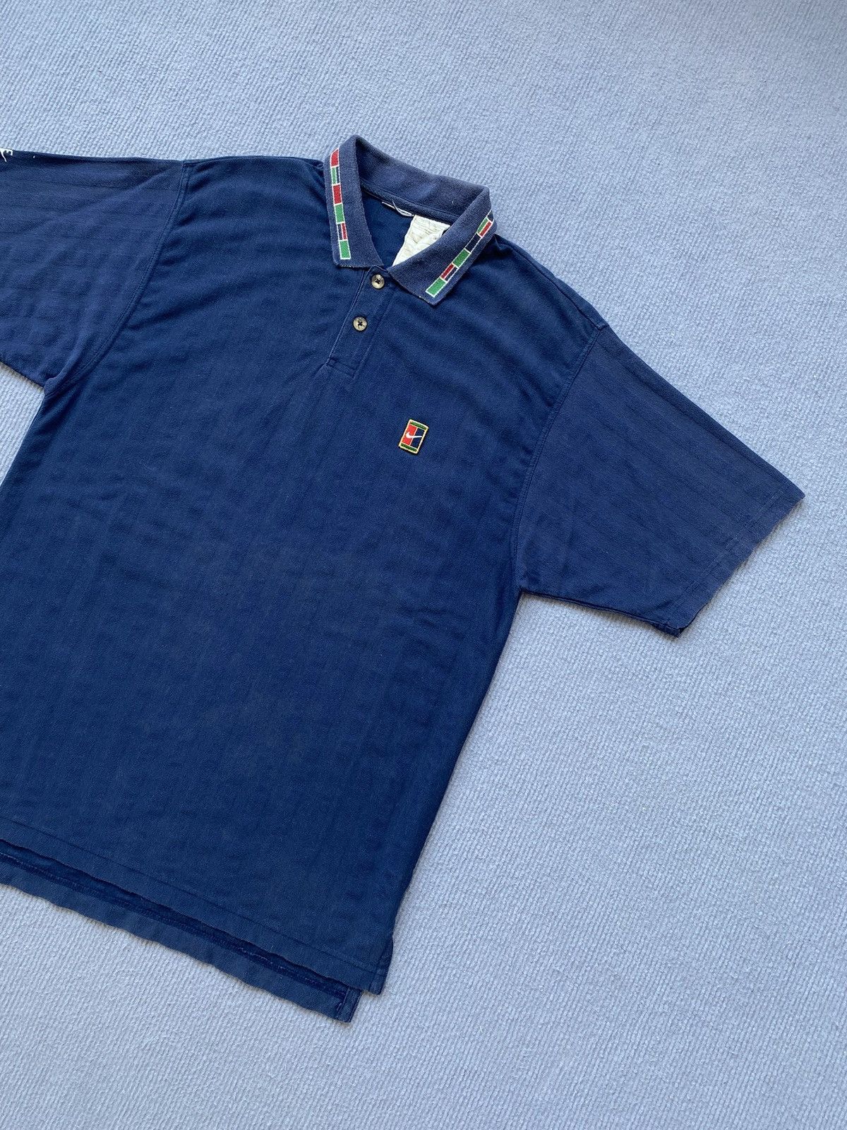 Nike Vintage 90’s Nike Court Navy Polo Shirt🎾🔥 Size US S / EU 44-46 / 1 - 3 Thumbnail