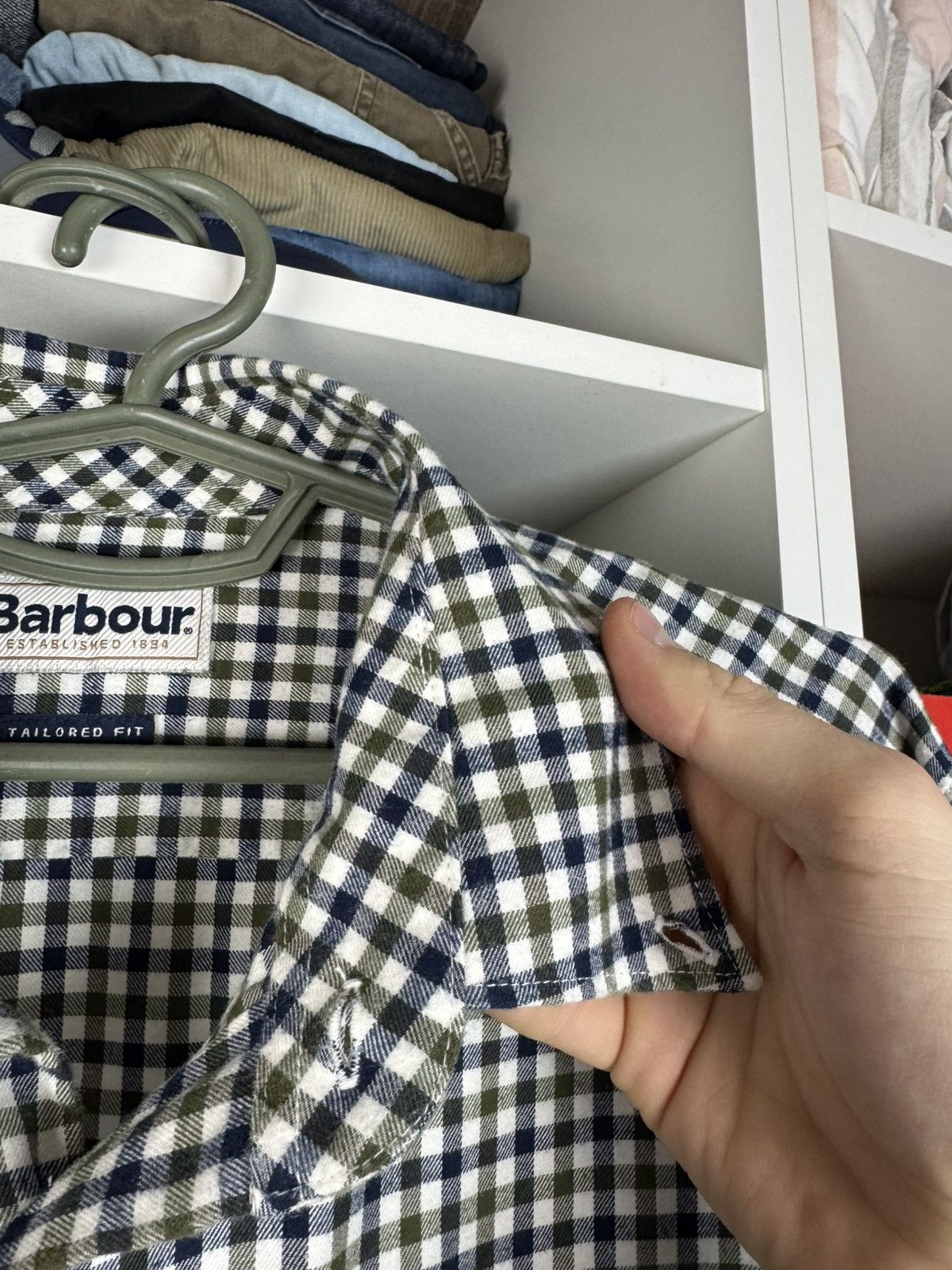 Barbour Barbour Finkle Tailored Gingham Shirt Mens Size US M / EU 48-50 / 2 - 6 Thumbnail