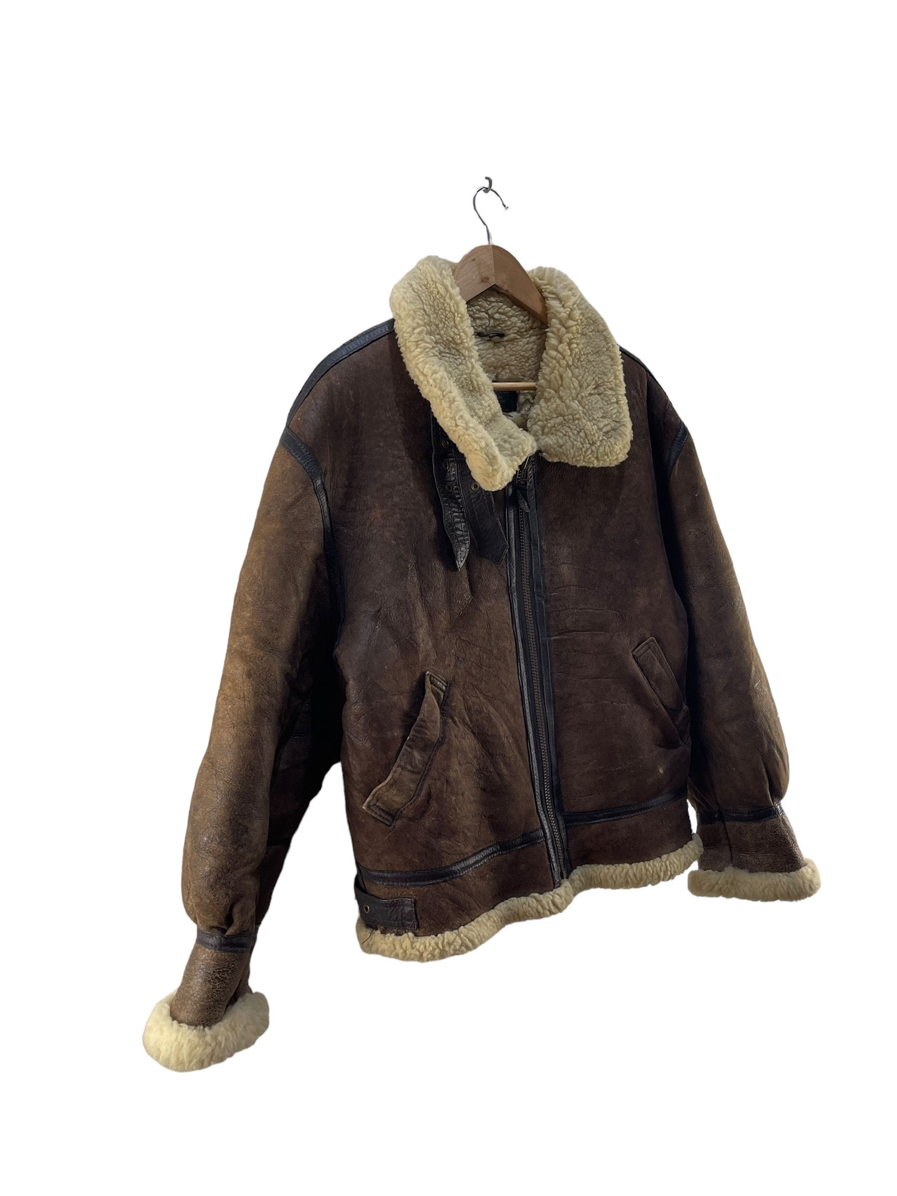 ジャケット・アウター 80s vintage sheep leather JK type A-2 80s vintage sheep leather JK type A-2