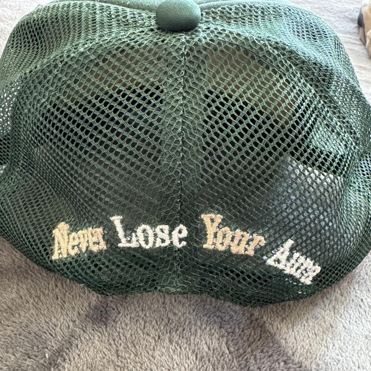 Other Never Lose Your Aura Green Mesh Trucker Hat Size ONE SIZE - 2 Thumbnail
