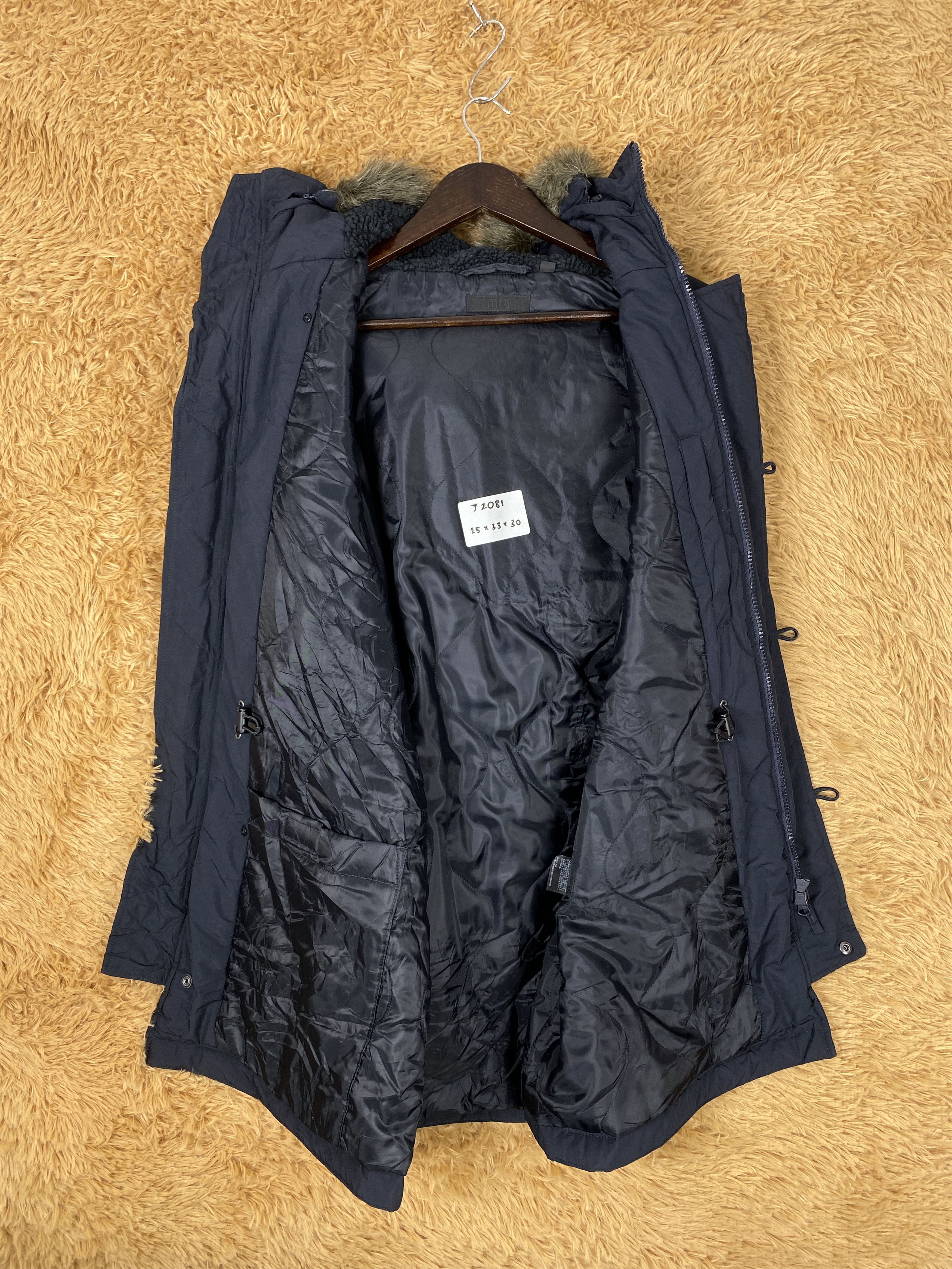 Uniqlo Vintage Uniqlo Hoodie Parkas Fur Hoodie J2080 Size US M / EU 48-50 / 2 - 7 Thumbnail