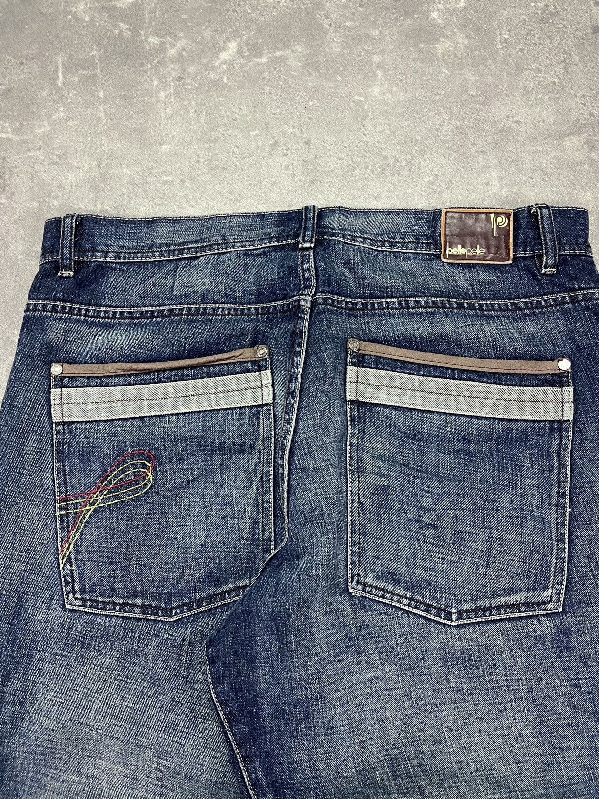 Pelle Pelle Pelle Pelle Marc Buchanan Vintage Baggy Heavy Denim Jeans 38 Size US 38 / EU 54 - 11 Thumbnail