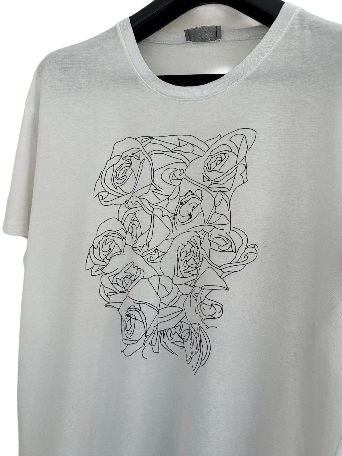 Dior × Hedi Slimane Dior Homme SS07 rose T-shirt Size US L / EU 52-54 / 3 - 3 Thumbnail