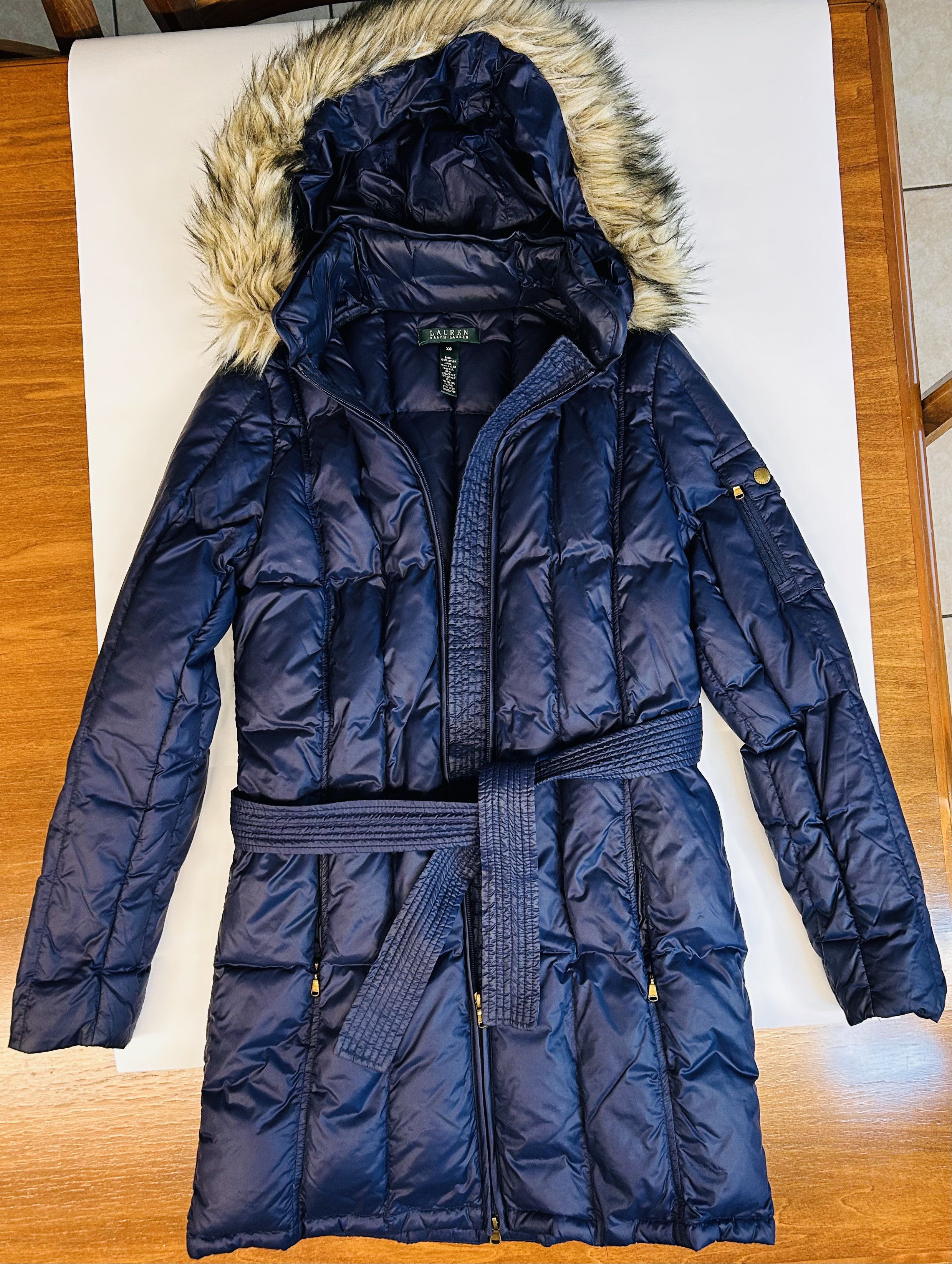 Ralph Lauren Lauren Ralph Lauren Women’s Down Coat with Removable Hood Size XS / US 0-2 / IT 36-38 - 8 Thumbnail