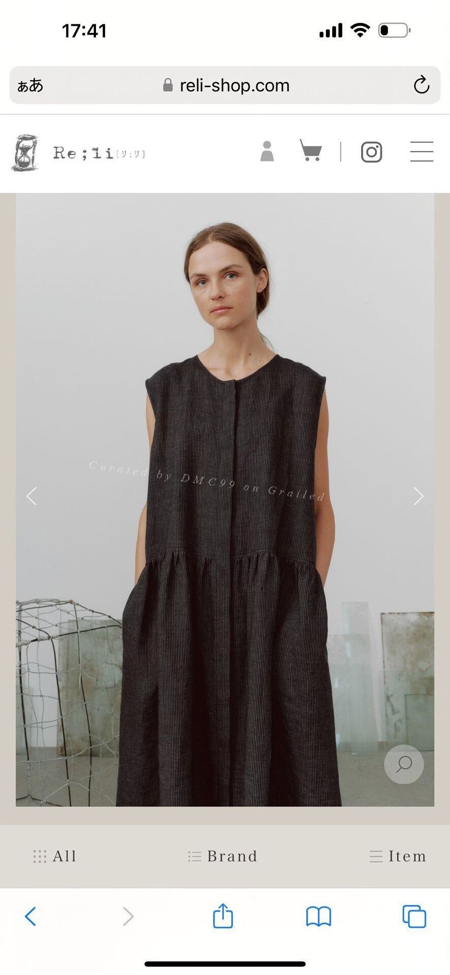 Muji New Muku Sleeveless Linen Dress Size S / US 4 / IT 40 - 1 Thumbnail