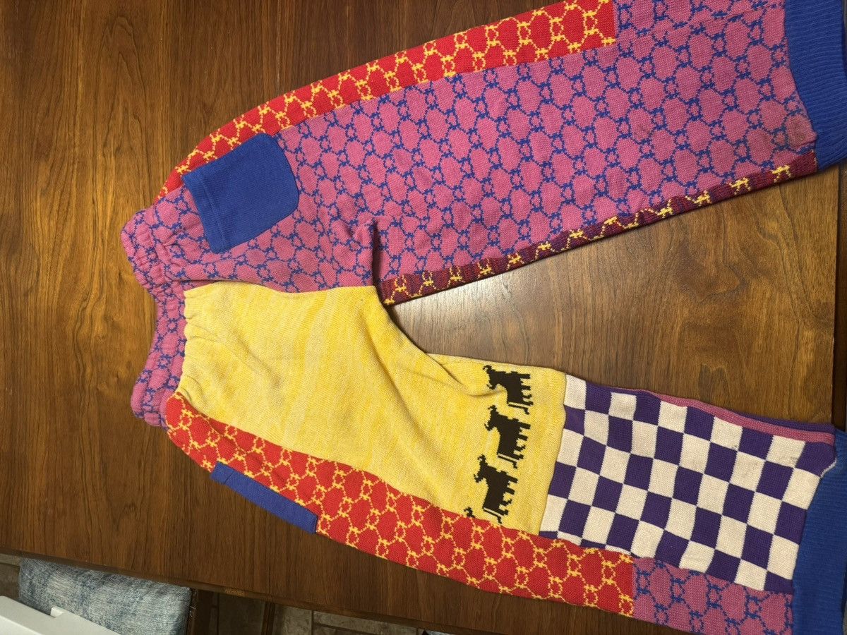 KidSuper Kidsuper Studio patchwork sweatpants scrap knit pants Size US 30 / EU 46 - 4 Thumbnail