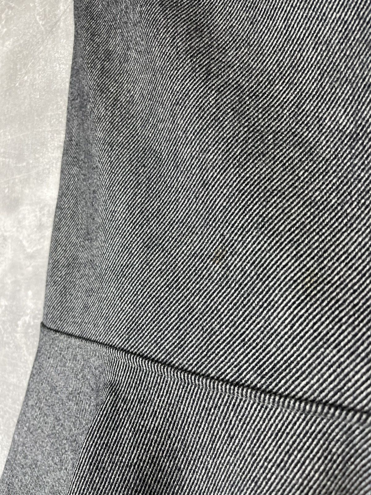 Balenciaga Balenciaga Paris Wool Gray Striped Midi Skirt Size 27" / US 4 / IT 40 - 9 Thumbnail