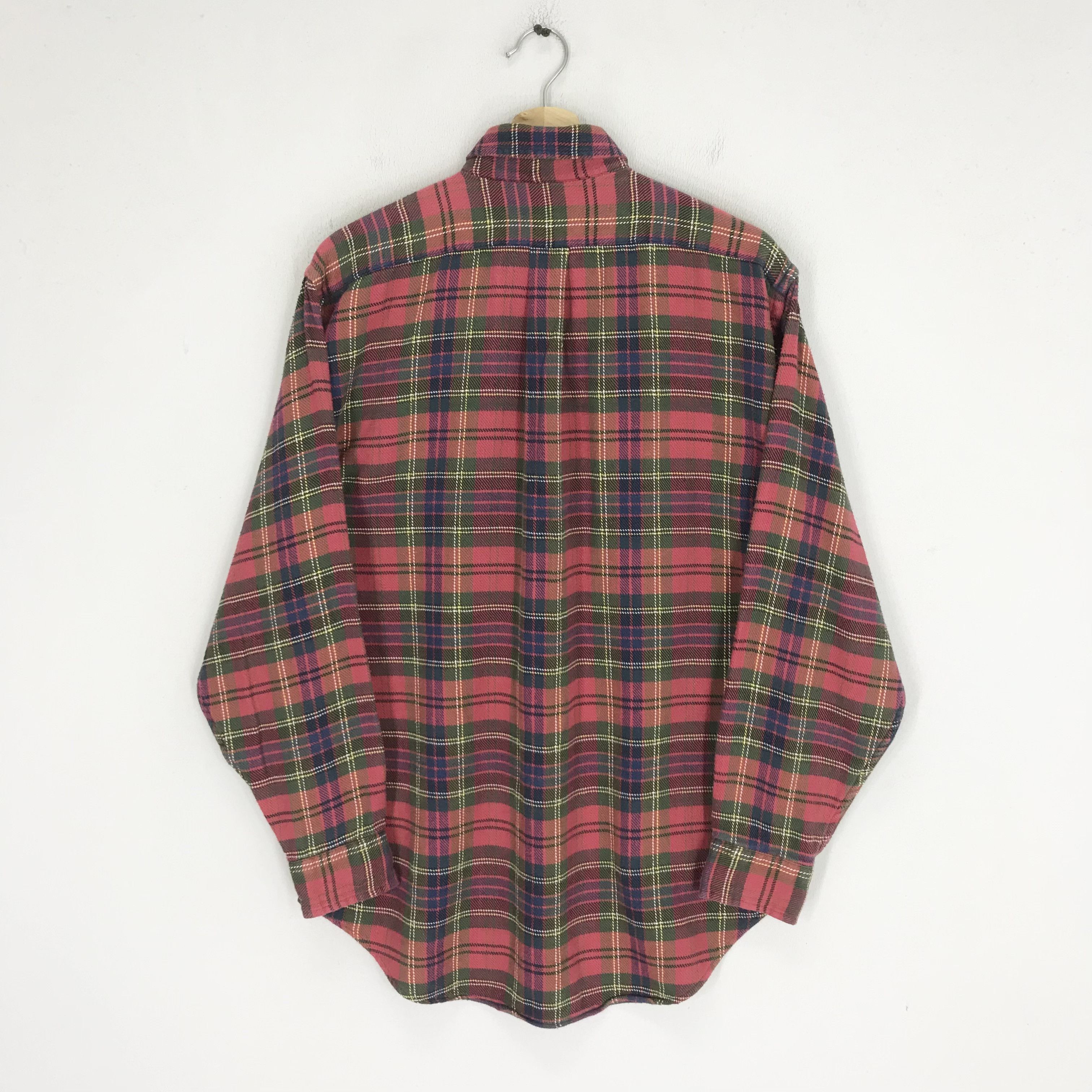 Polo Ralph Lauren Vintage 90s Polo by Ralph Lauren Checkered Flannel Shirt Size US M / EU 48-50 / 2 - 2 Thumbnail