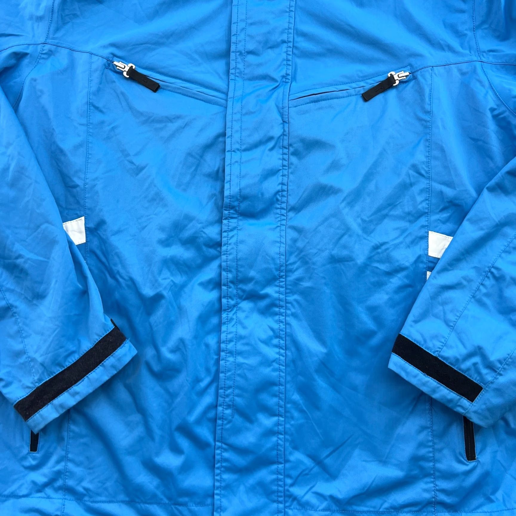 Bogner Bogner Jacket Mens 2XL Ice + Fire Hooded Taped Seams 10k Blue Snowboard Windbreaker Ski Shirt Size US XXL / EU 58 / 5 - 3 Thumbnail