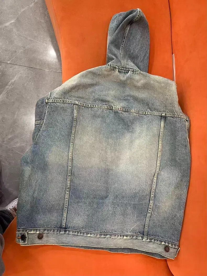 Balenciaga Balenciaga Denim Hooded Jacket Size US S / EU 44-46 / 1 - 3 Thumbnail