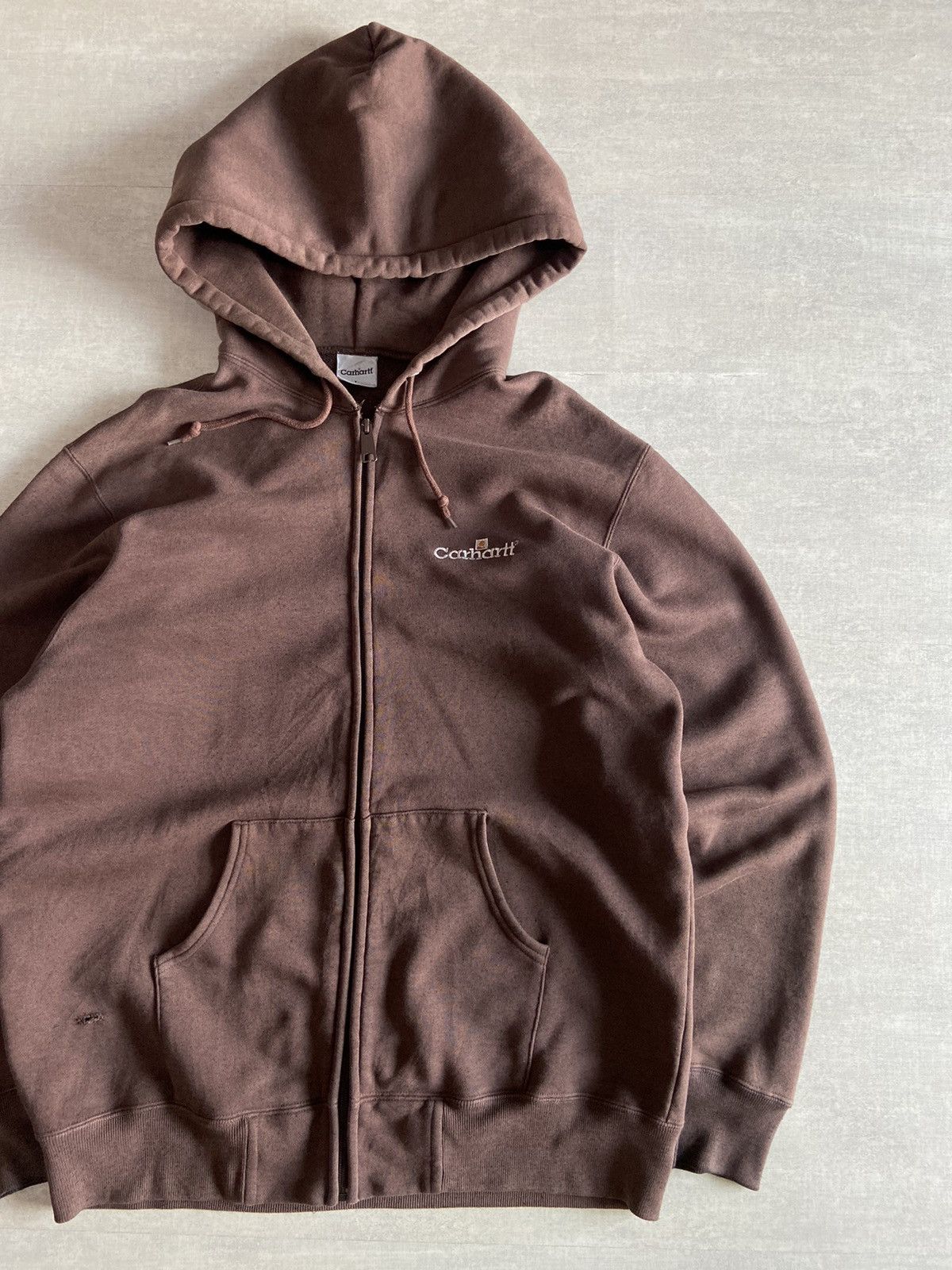 Carhartt × Vintage Vintage Carhartt Brown Zip Up Hoodie Size US M / EU 48-50 / 2 - 4 Thumbnail