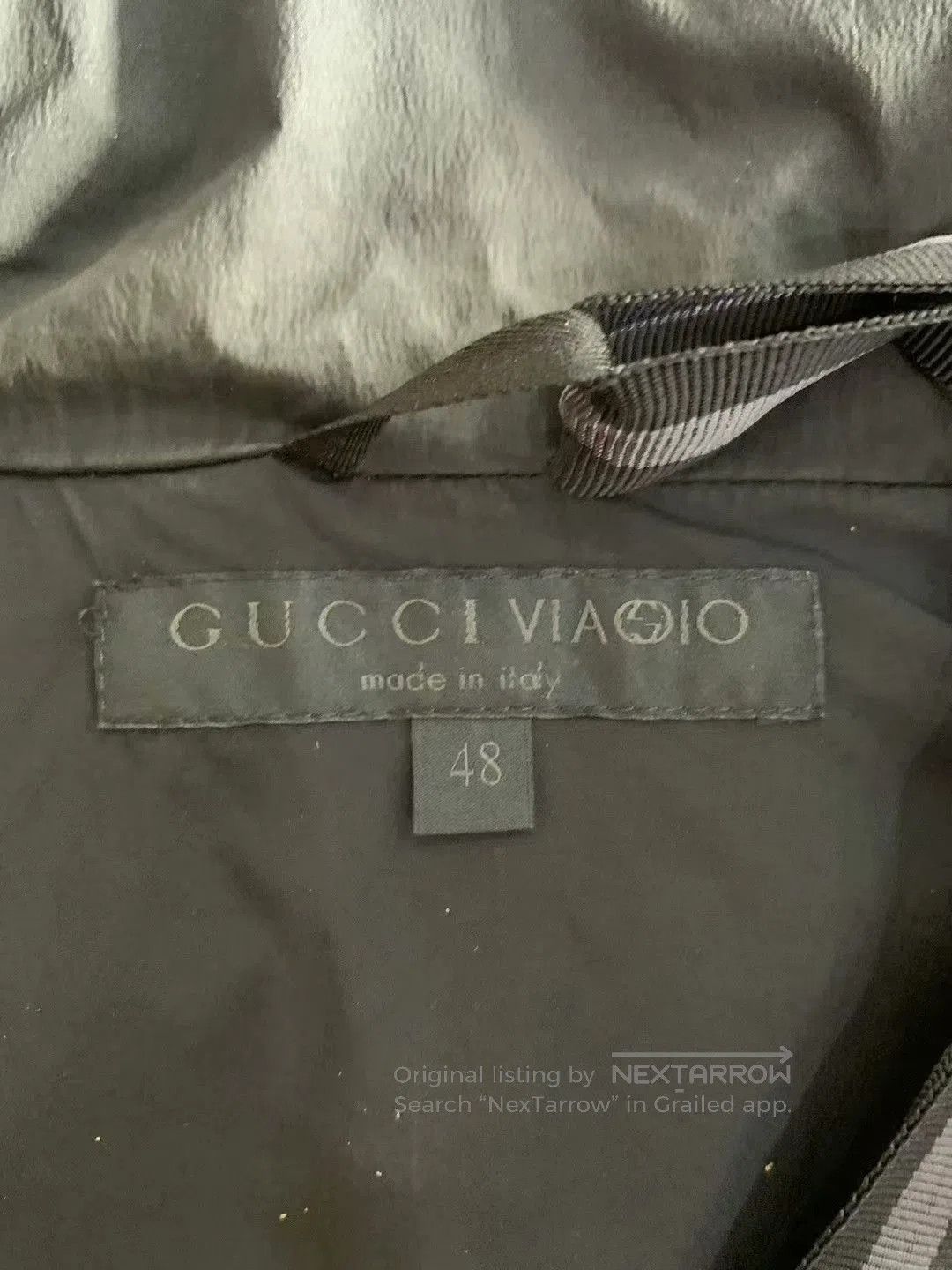 Gucci gucci zip-up leather jacket size 48. Size US L / EU 52-54 / 3 - 4 Thumbnail