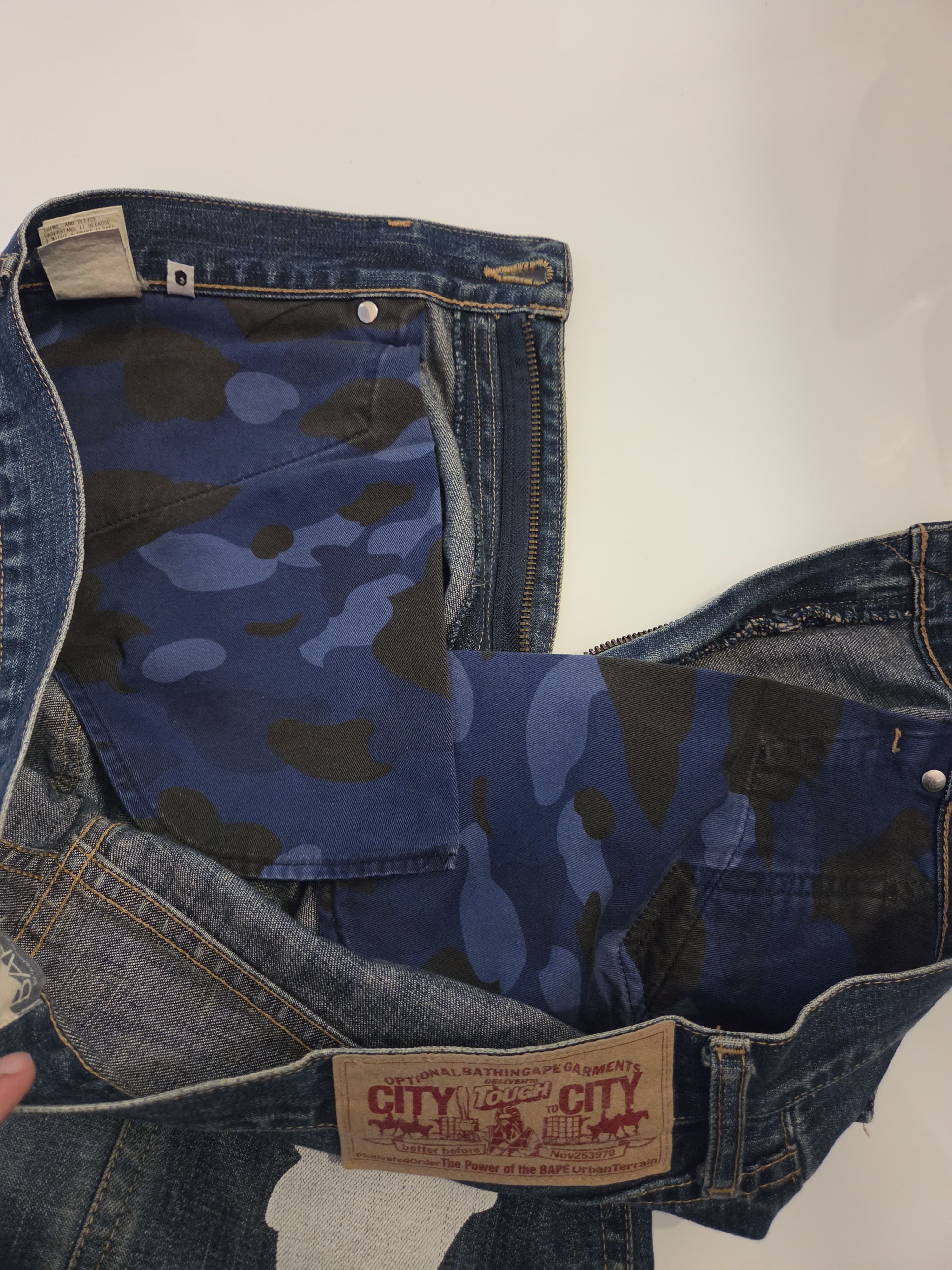 Bape Bape Foot Soldier Denim Jeans Size US 36 / EU 52 - 7 Thumbnail