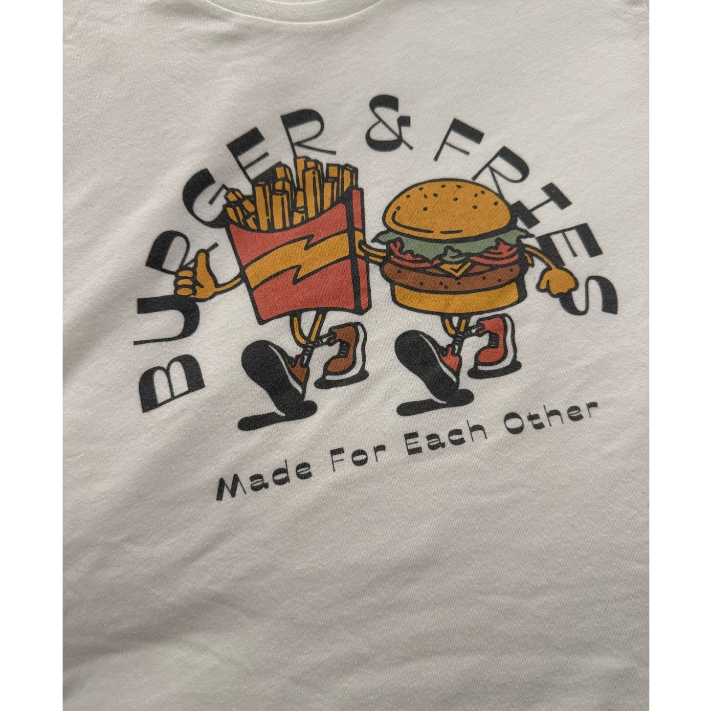 Old Navy Old Navy graphic tee featuring Burger & Fries - L Size L / US 10 / IT 46 - 3 Thumbnail