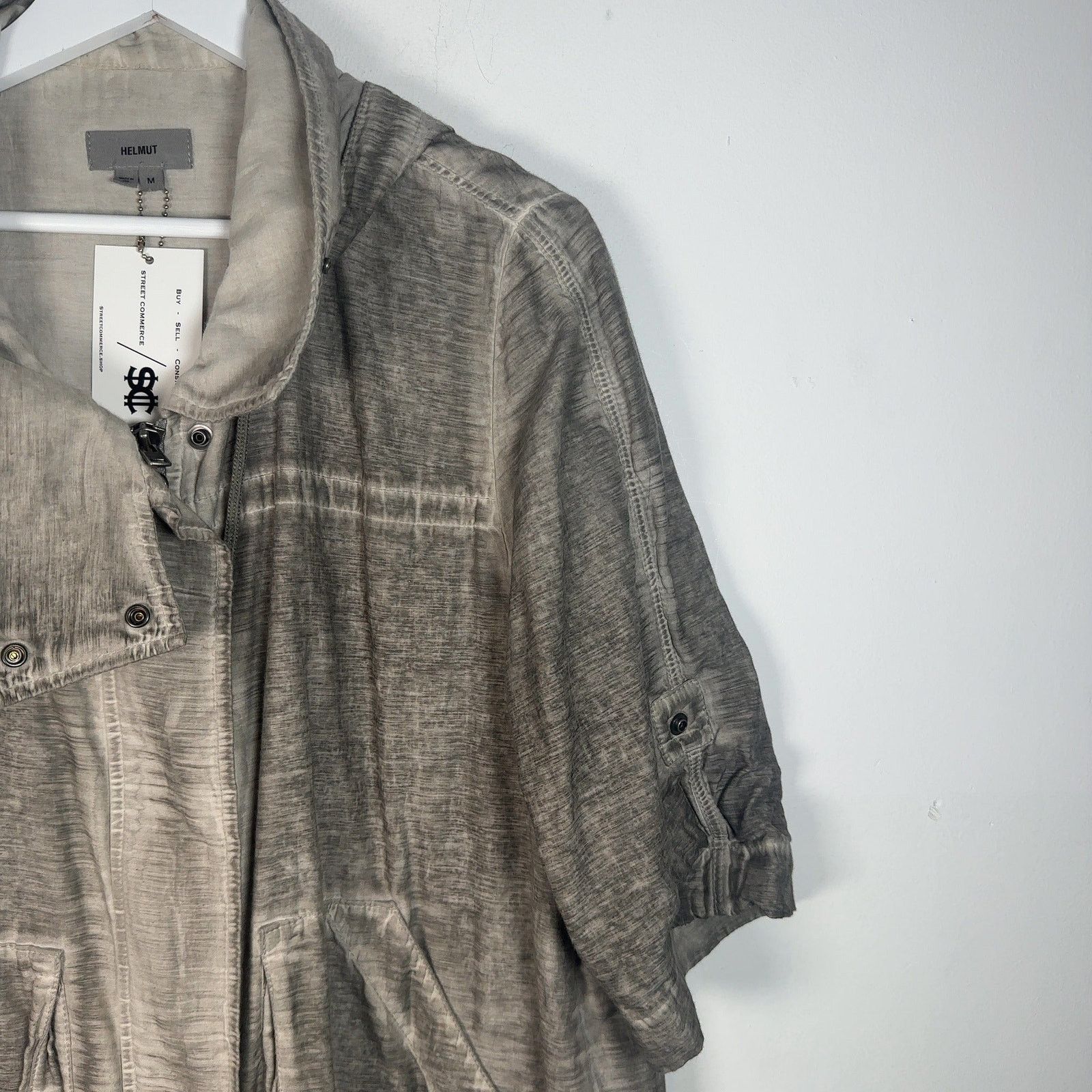 Helmut Lang Helmut Lang Short Sleeve Hoodie Size US M / EU 48-50 / 2 - 3 Thumbnail