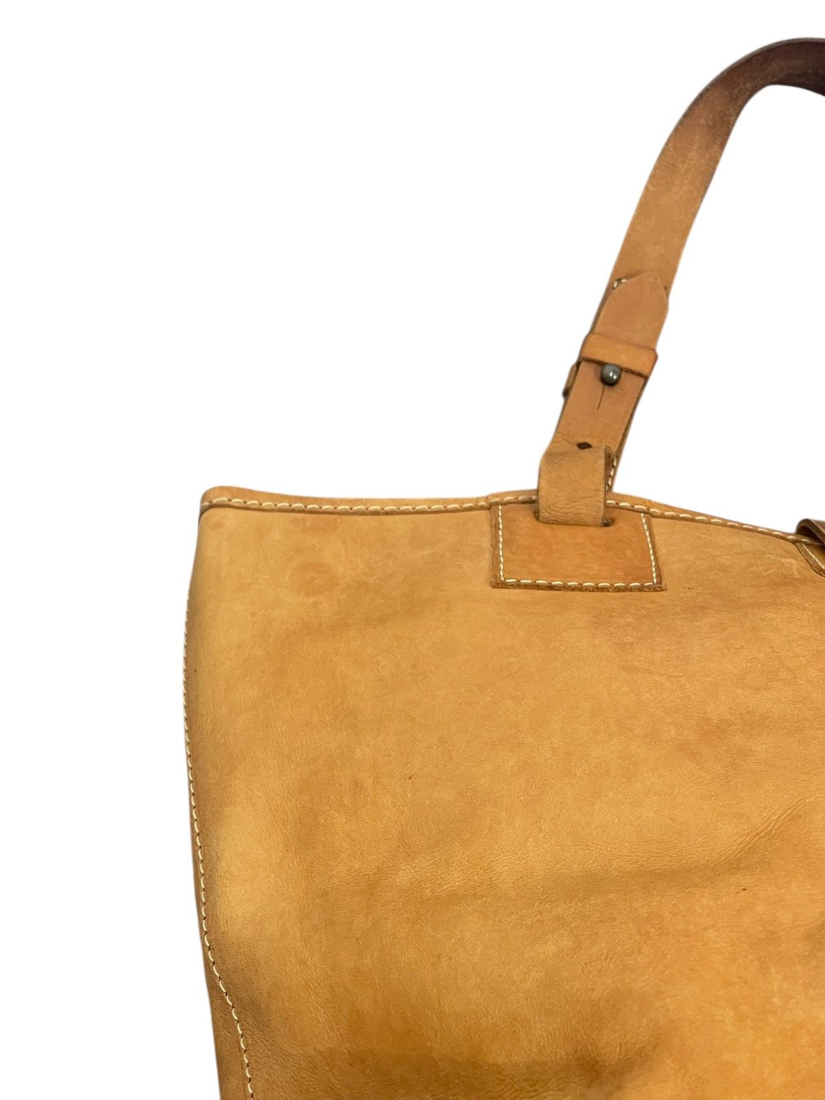 Genuine Leather Full Leather Beauty Patina Peaks Peak Japan Tote Bag 2🟩1 Size ONE SIZE - 11 Thumbnail