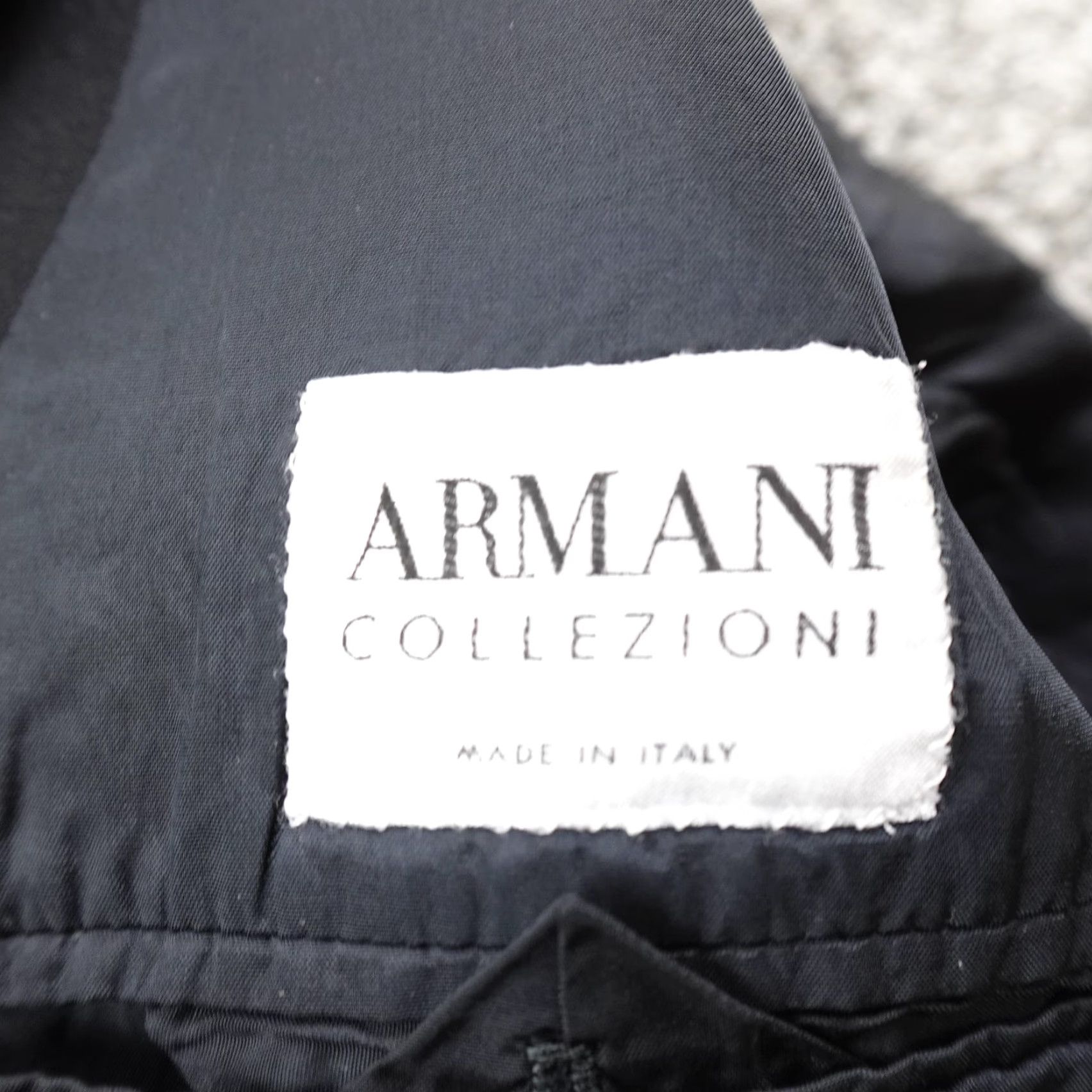 Armani Armani Collezioni Blazer Mens 42 Black Wool Sport Coat Jacket Italy Size 42R - 4 Thumbnail