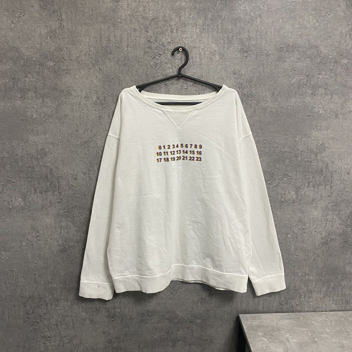 Maison Margiela Maison Margiela Sweatshirt Big Logo Oversized Size US S / EU 44-46 / 1 - 1 Thumbnail