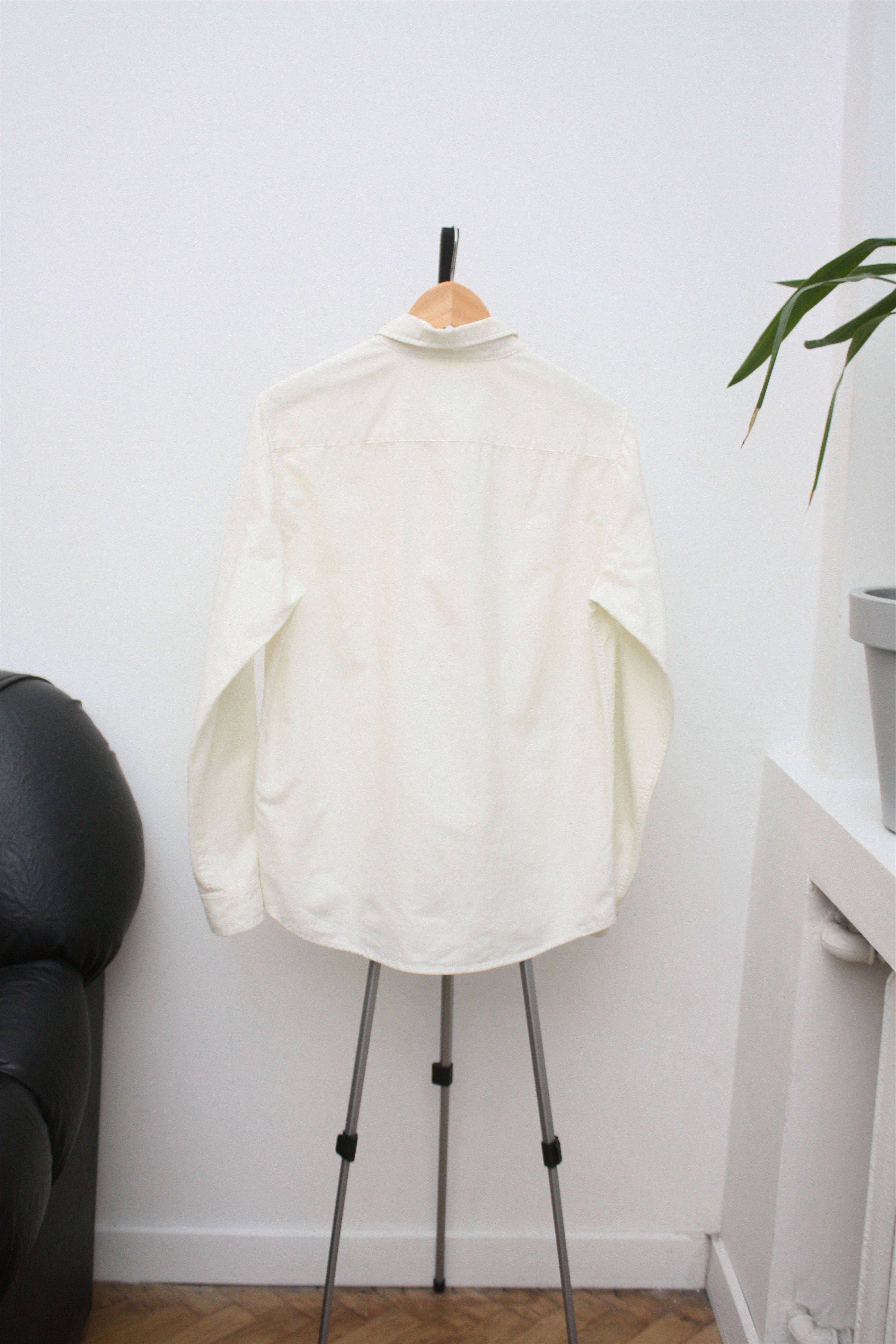 A.P.C. A.P.C. White Long Sleeve Shirt Men's Small Size US S / EU 44-46 / 1 - 3 Thumbnail