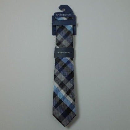 Croft & Barrow Croft & Barrow Blue Geometric Neck Tie- NWT Size ONE SIZE - 1 Thumbnail
