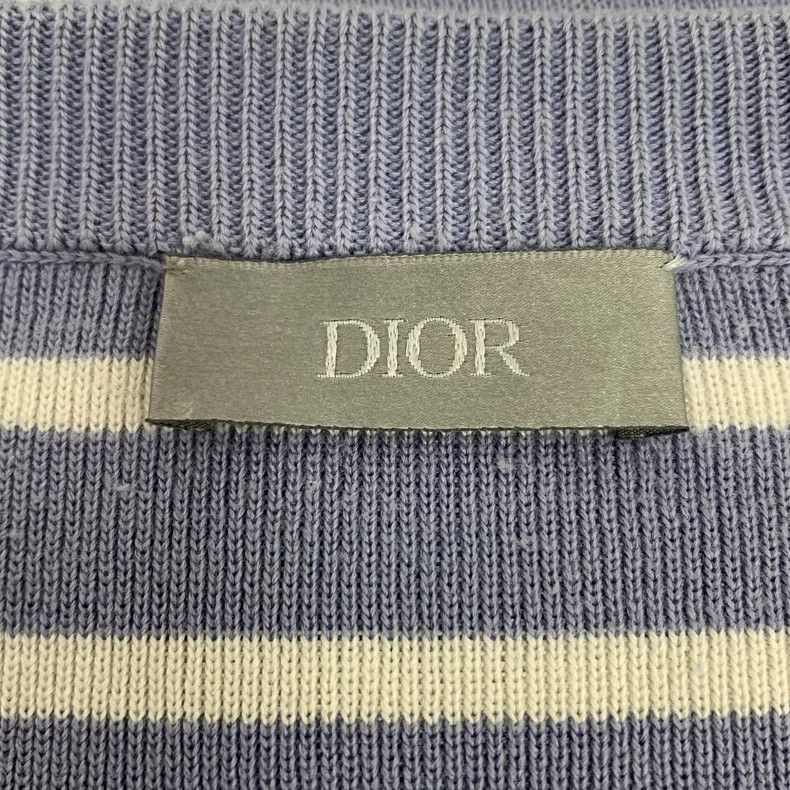 Dior Dior Color-blocked striped logo letter print mulberry silk Size US M / EU 48-50 / 2 - 5 Thumbnail