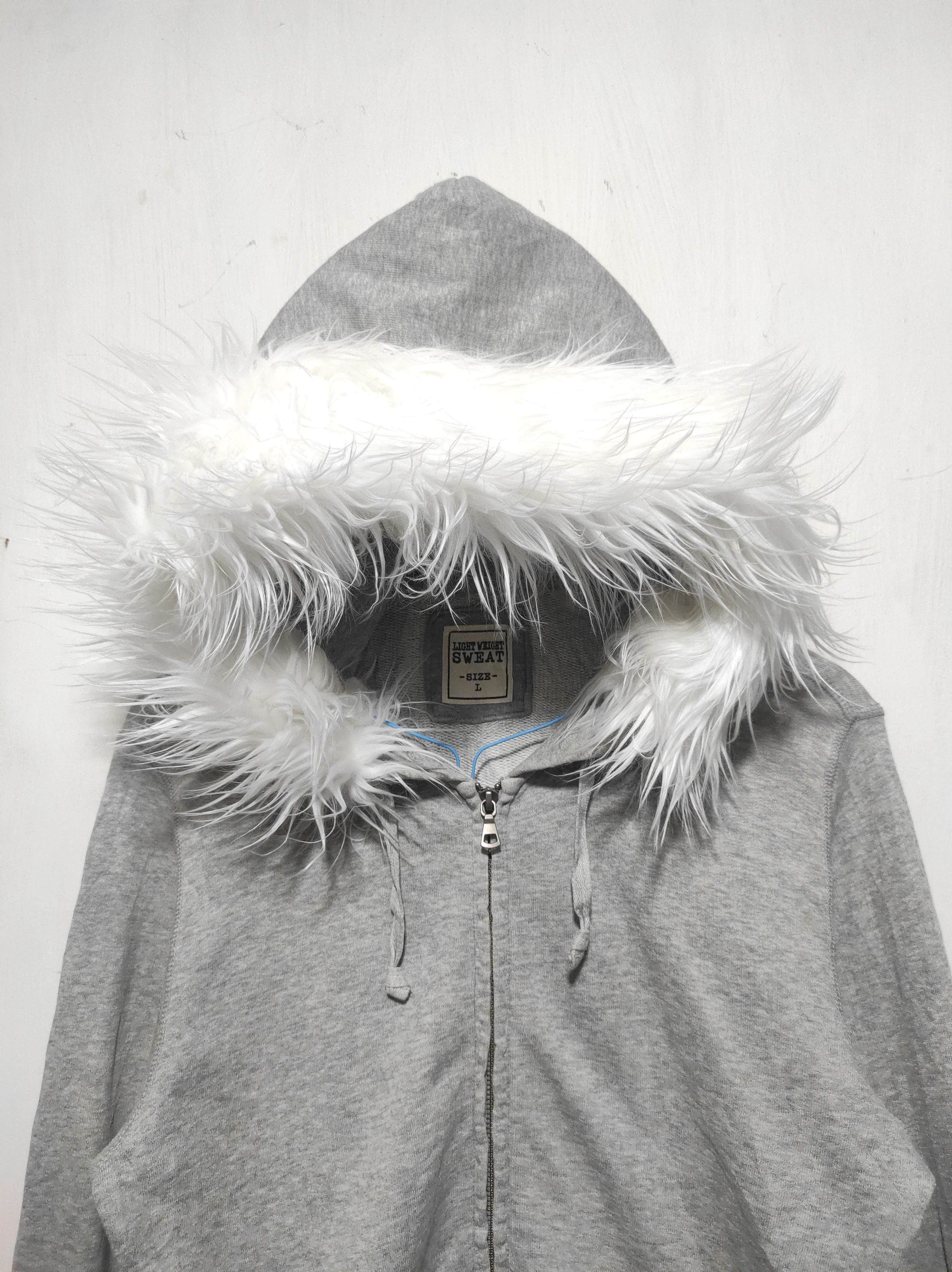 Uniqlo Uniqlo Light Weight Sweat Zip Fur Hoodie i6w9 LGB style Size US M / EU 48-50 / 2 - 9 Thumbnail