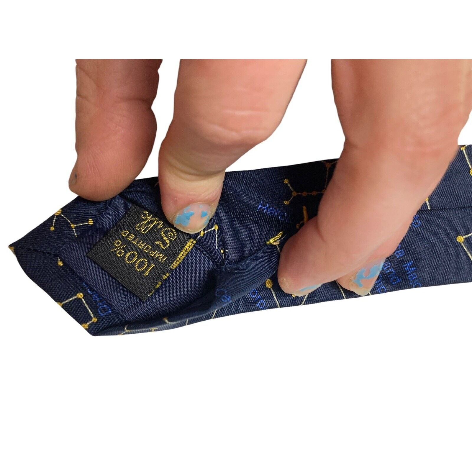Other Josh Bach Constellations Hercules Aquanus Draco Necktie Size ONE SIZE - 4 Thumbnail