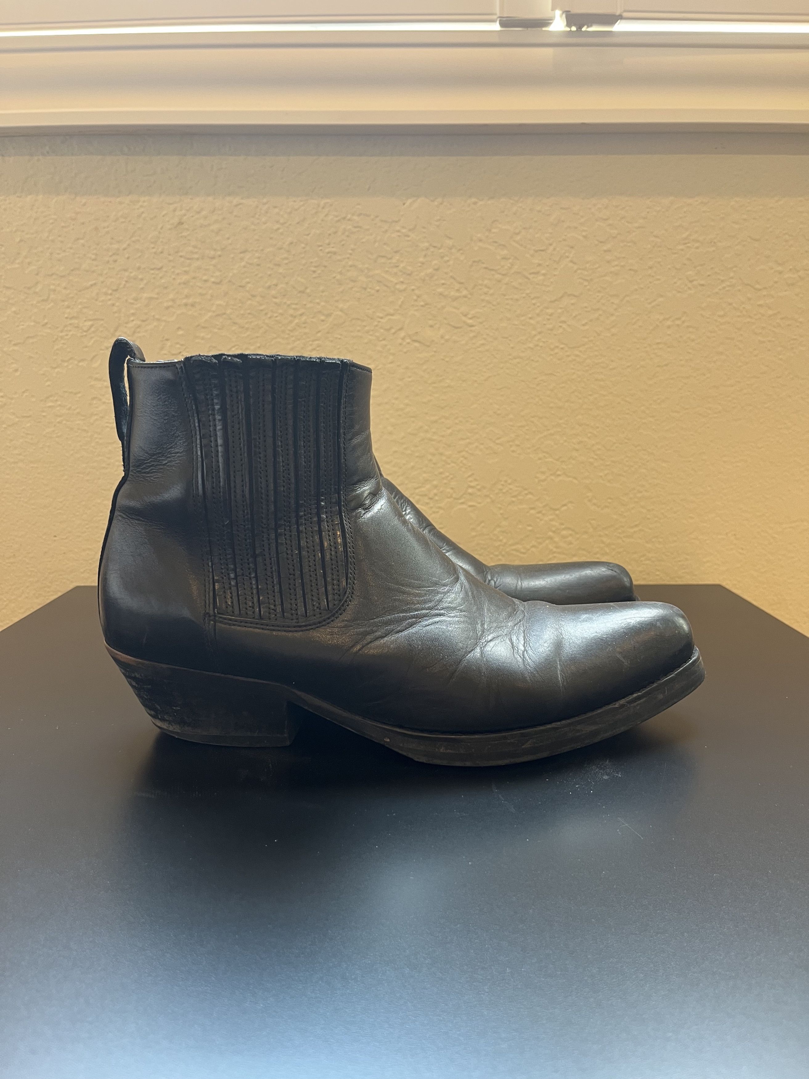 Our Legacy - Cuban Boot Black Hairy Suede